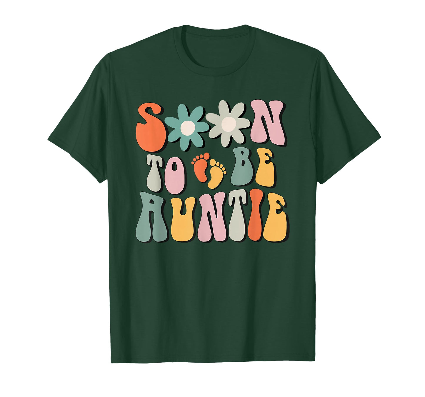 Soon To Be Auntie Gifts Pregnancy Announcement Aunt To Be T-Shirt