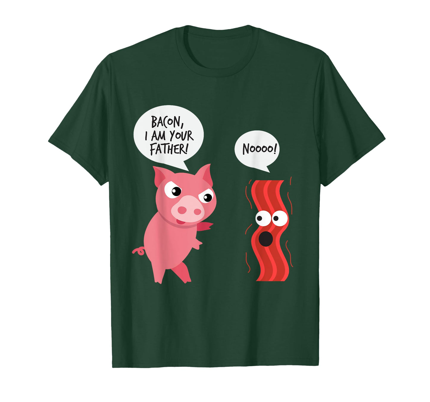 Funny Bacon Design for Men Women Boys Girls Pork Bacon Lover T-Shirt