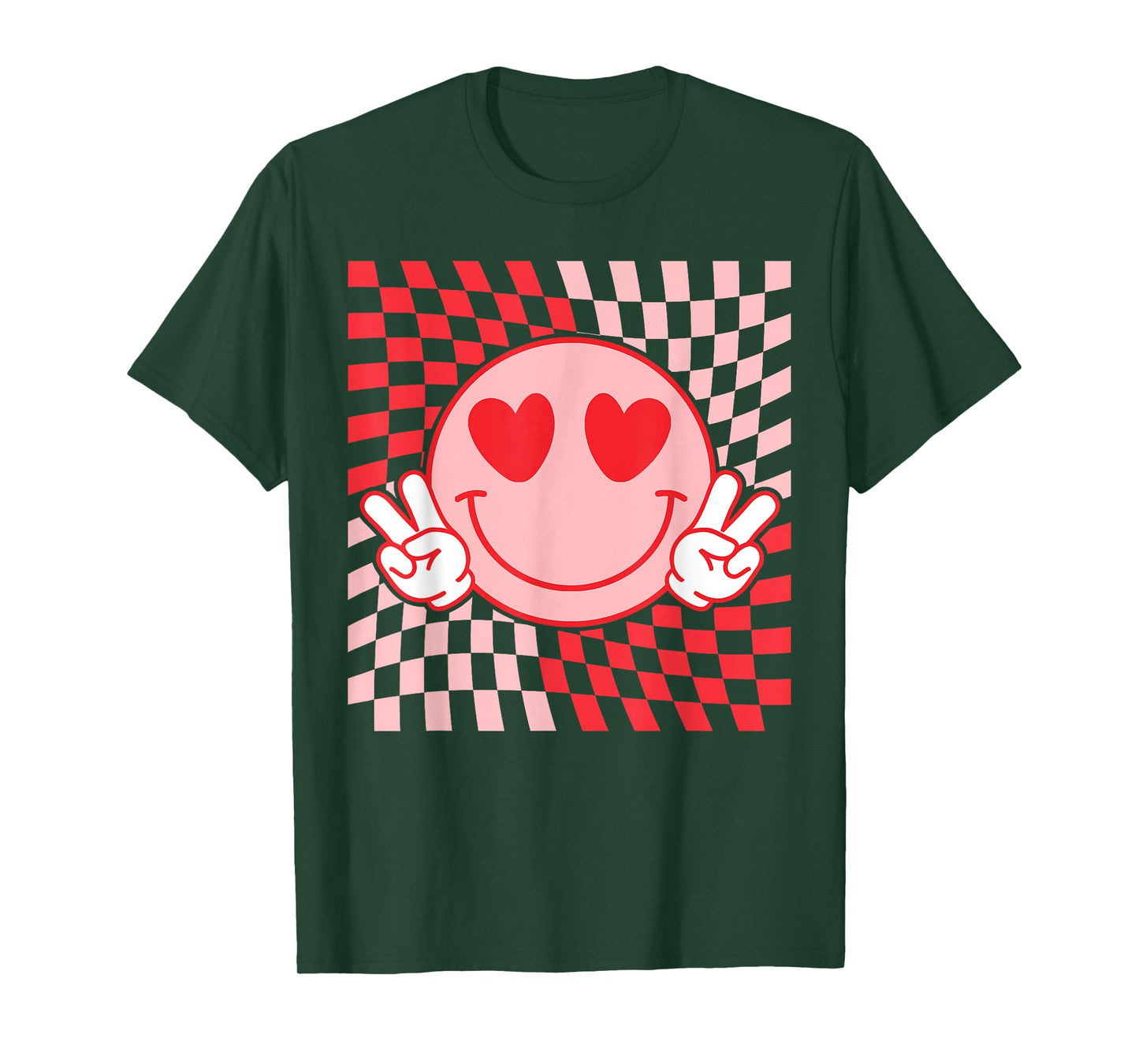 Cute Valentines Vibes Groovy Valentine Day Men Women Kid T-Shirt