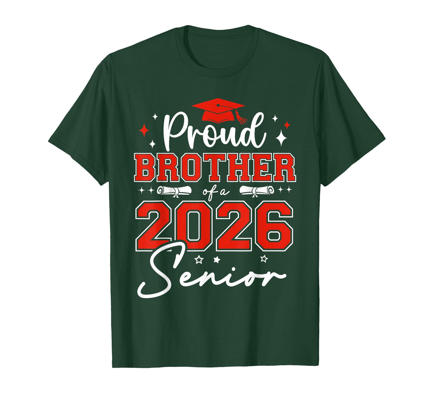 Senior 2026 Proud Brother of a 2026 Senior Graduate T-Shirt