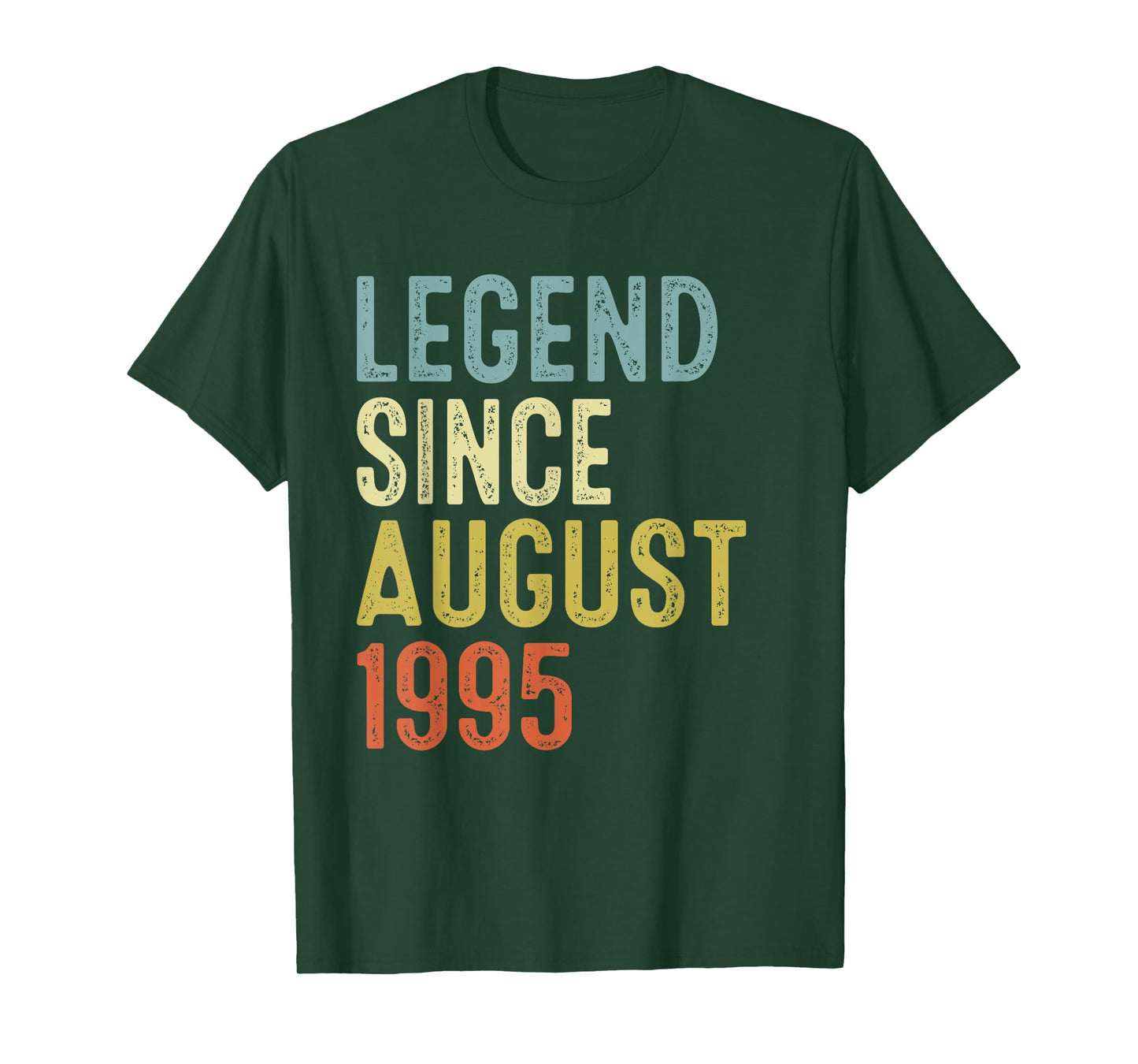Legend Since August 1995 30th Birthday Men Women 30 Year Old T-Shirt