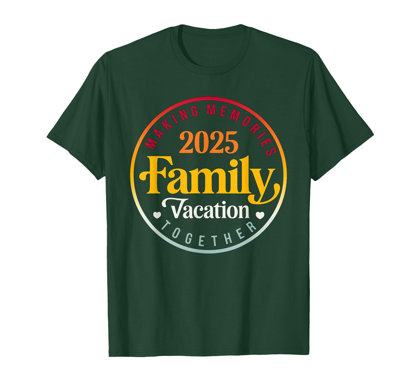 Family Vacation 2025 Family Matching Summer Vacation T-Shirt