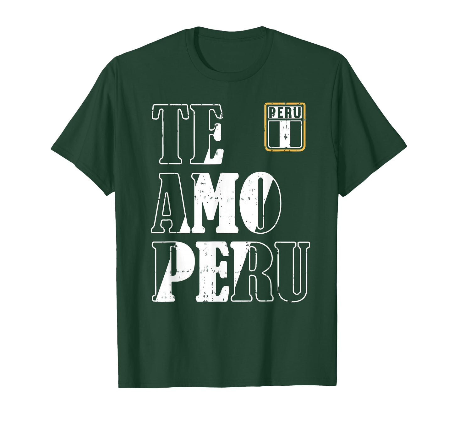 Peru TShirt Te Amo Peru I Love Peru Men Women & Kids Red T-Shirt