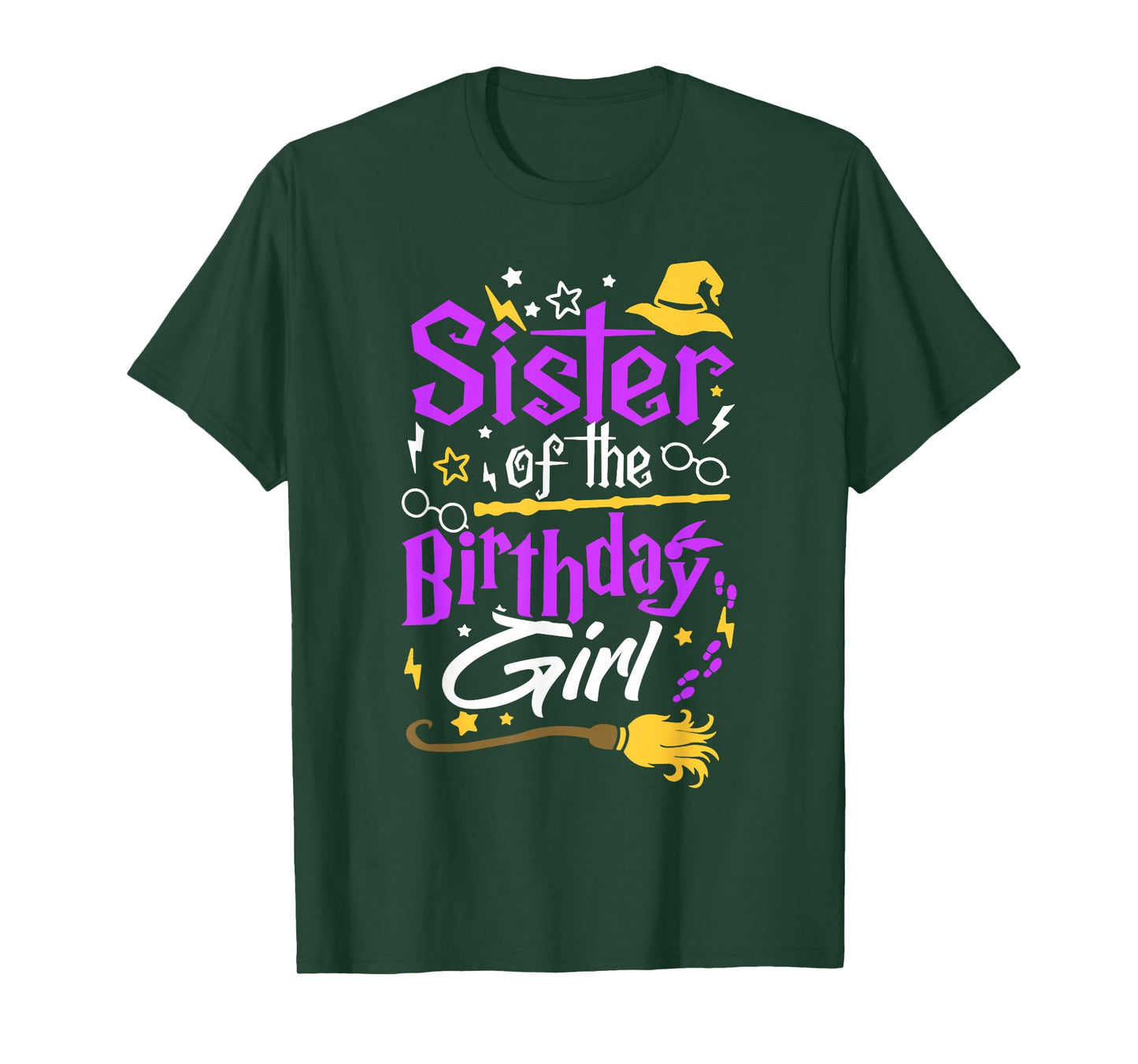 Sister of The Birthday Girl Shirt Halloween Family Matching T-Shirt