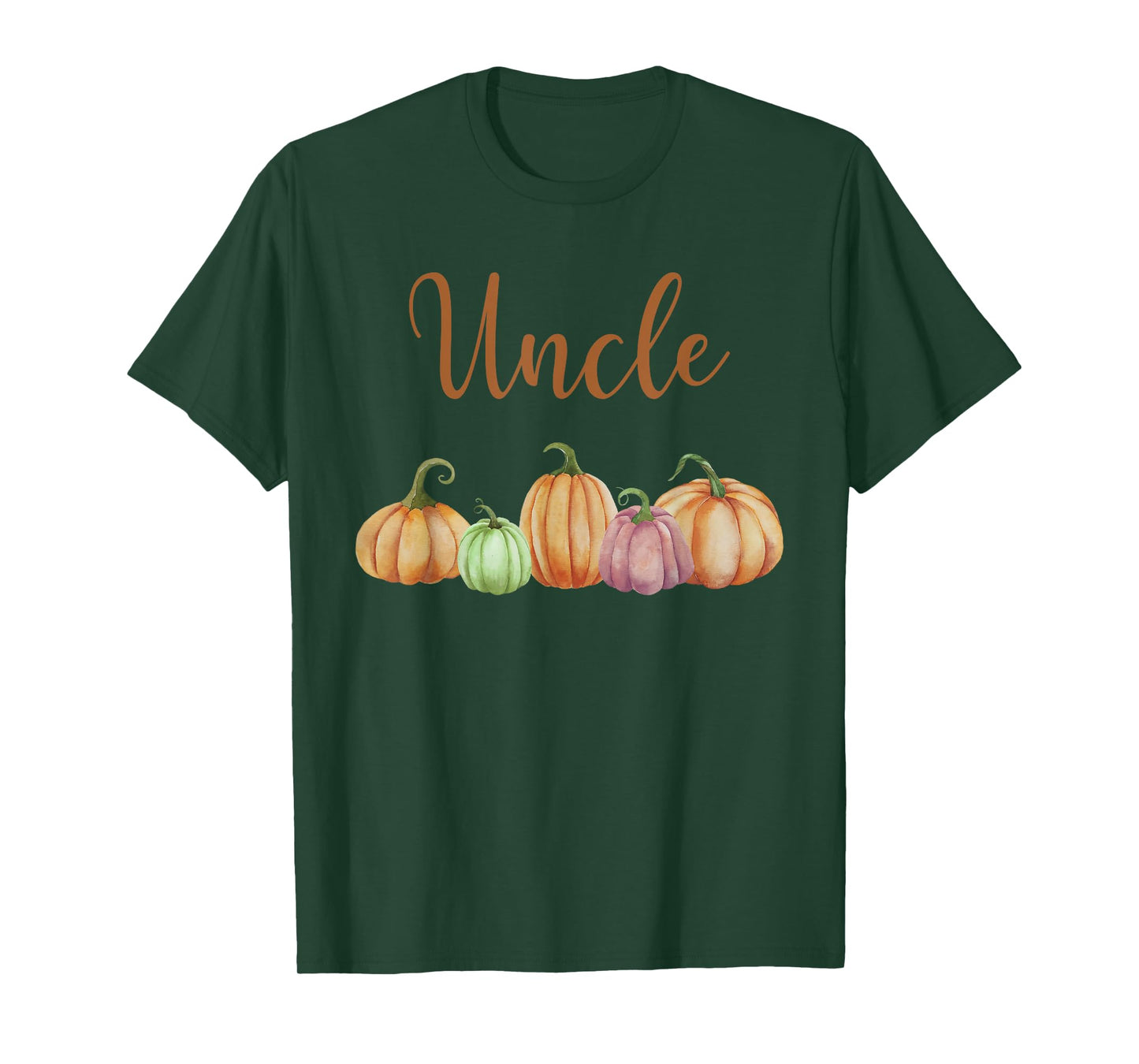 Uncle of Little Pumpkin First Birthday Autumn Pumpkin T-Shirt