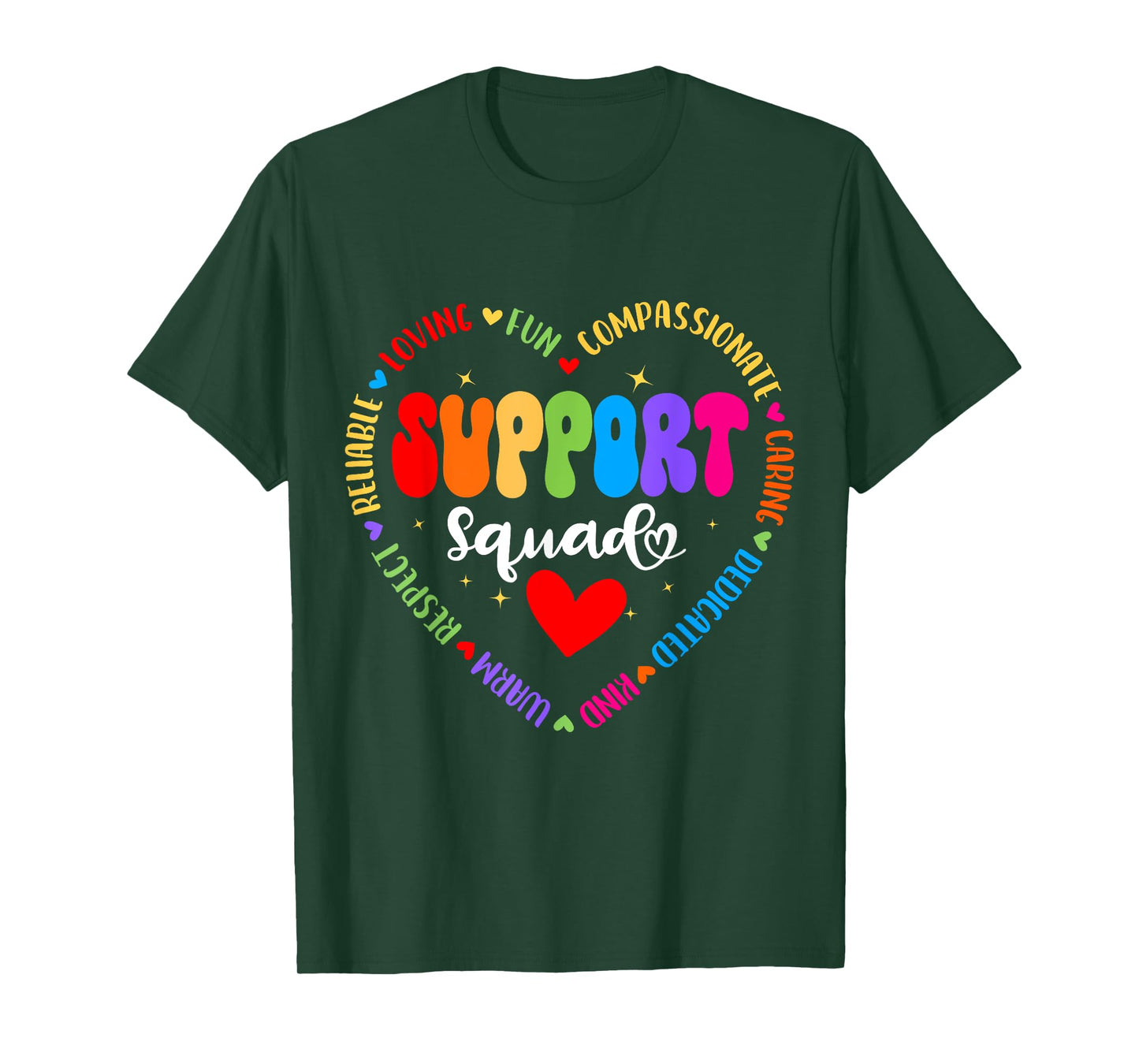 School Support Services Team Teacher Support Squad Women T-Shirt
