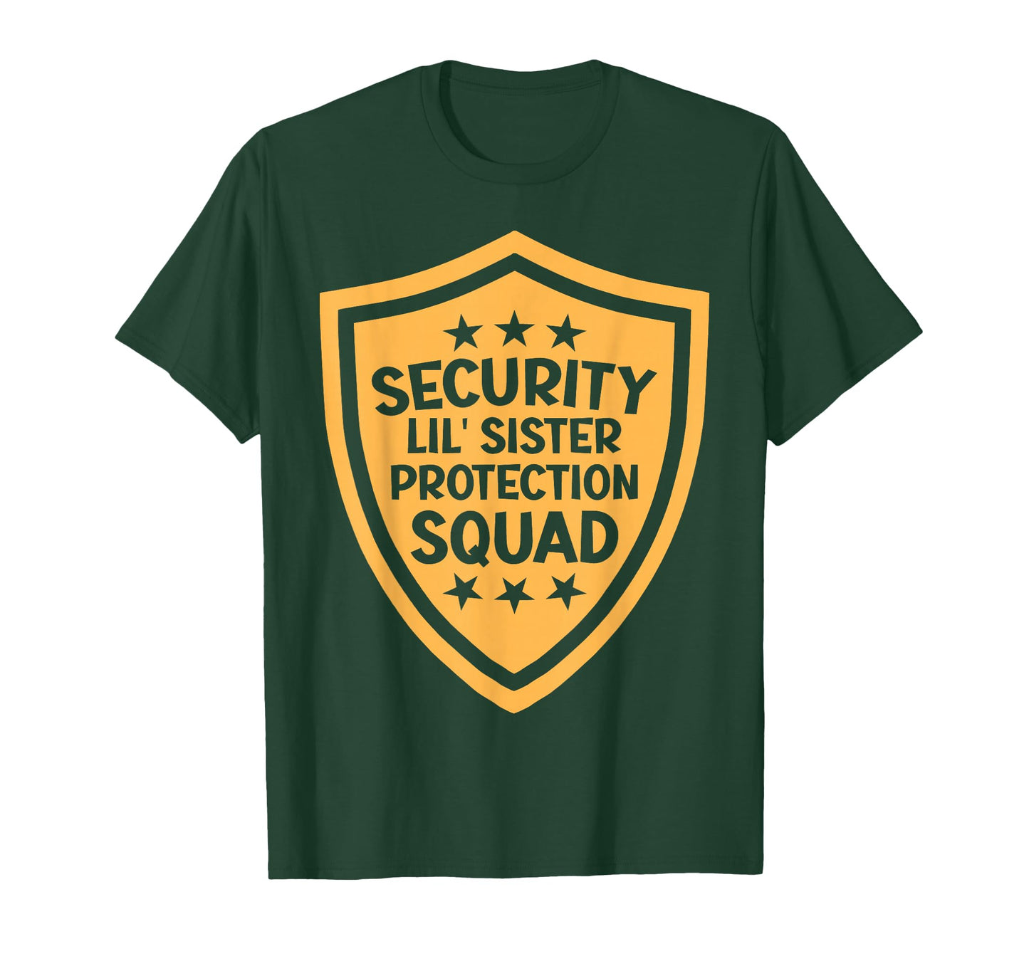 Big Brother Security Lil' Sister Protection Squad Pregnancy T-Shirt