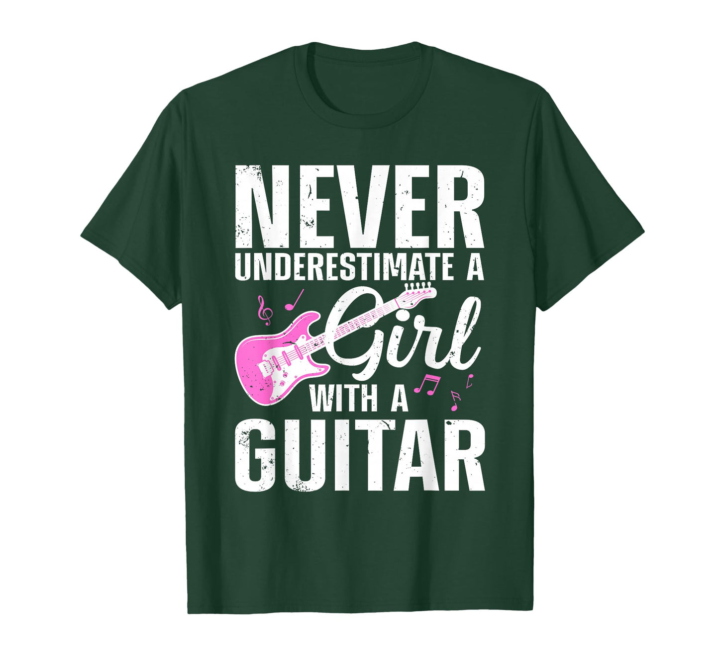 Best Guitar Gift Guitar Themed Stuff & Accessories Women Girls Guitarist Acoustic Guitar Lovers T-Shirt
