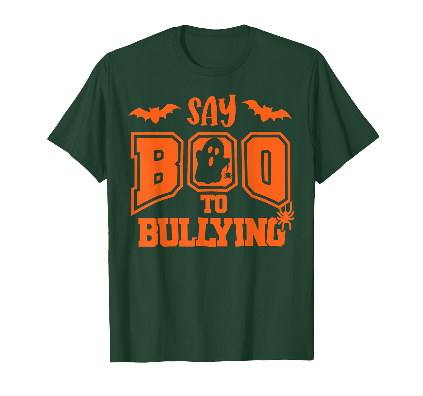 Say Boo To Bullying Funny Unity Day Stop Bullying T-Shirt