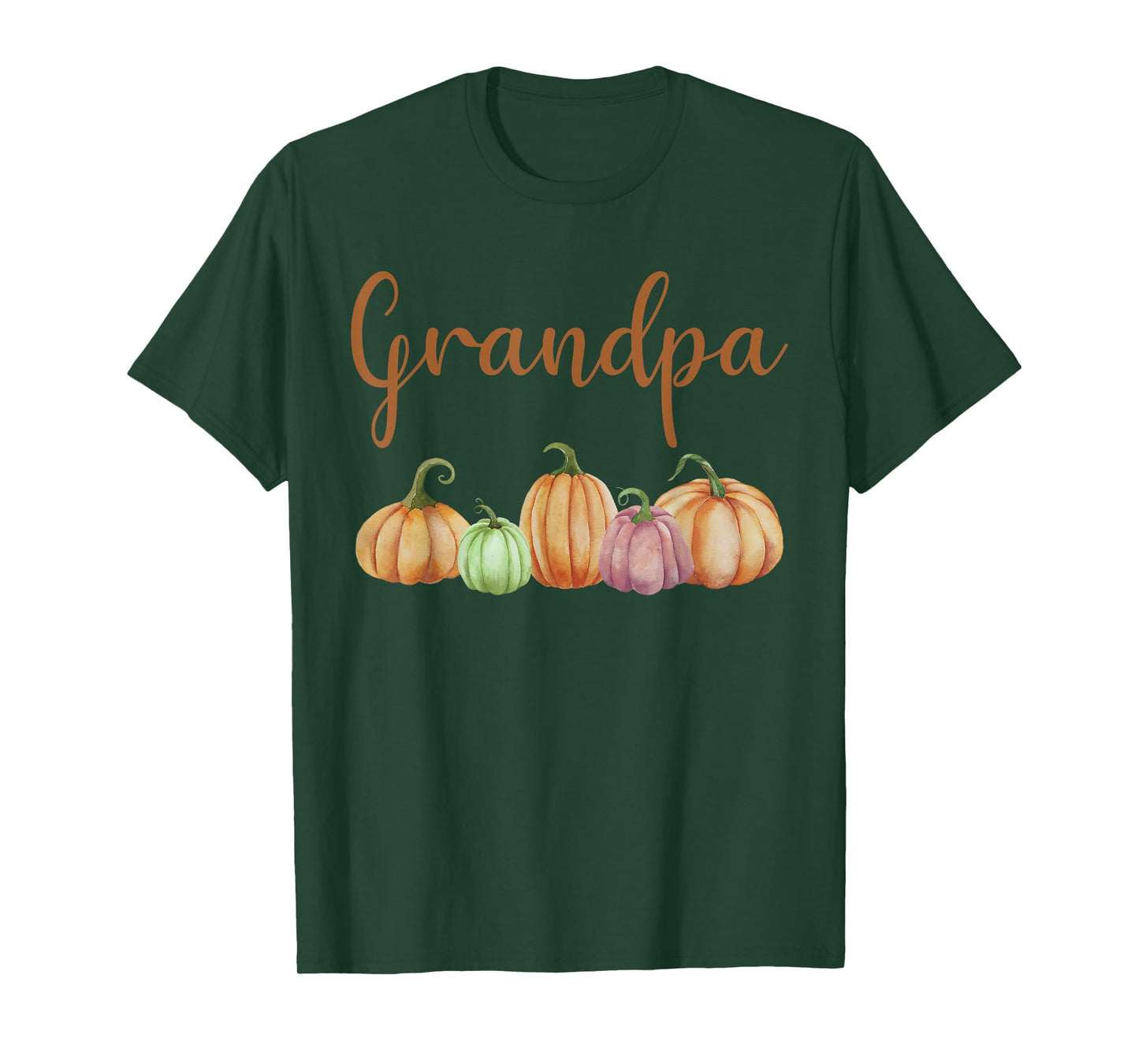 Grandpa of Little Pumpkin First Birthday Autumn Pumpkin T-Shirt