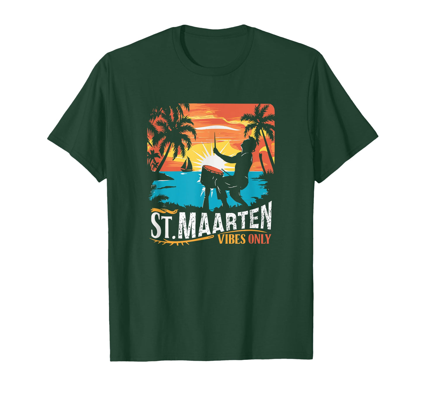 Retro St. Maarten Vibes Only St. Maarten 70s vintage T-Shirt