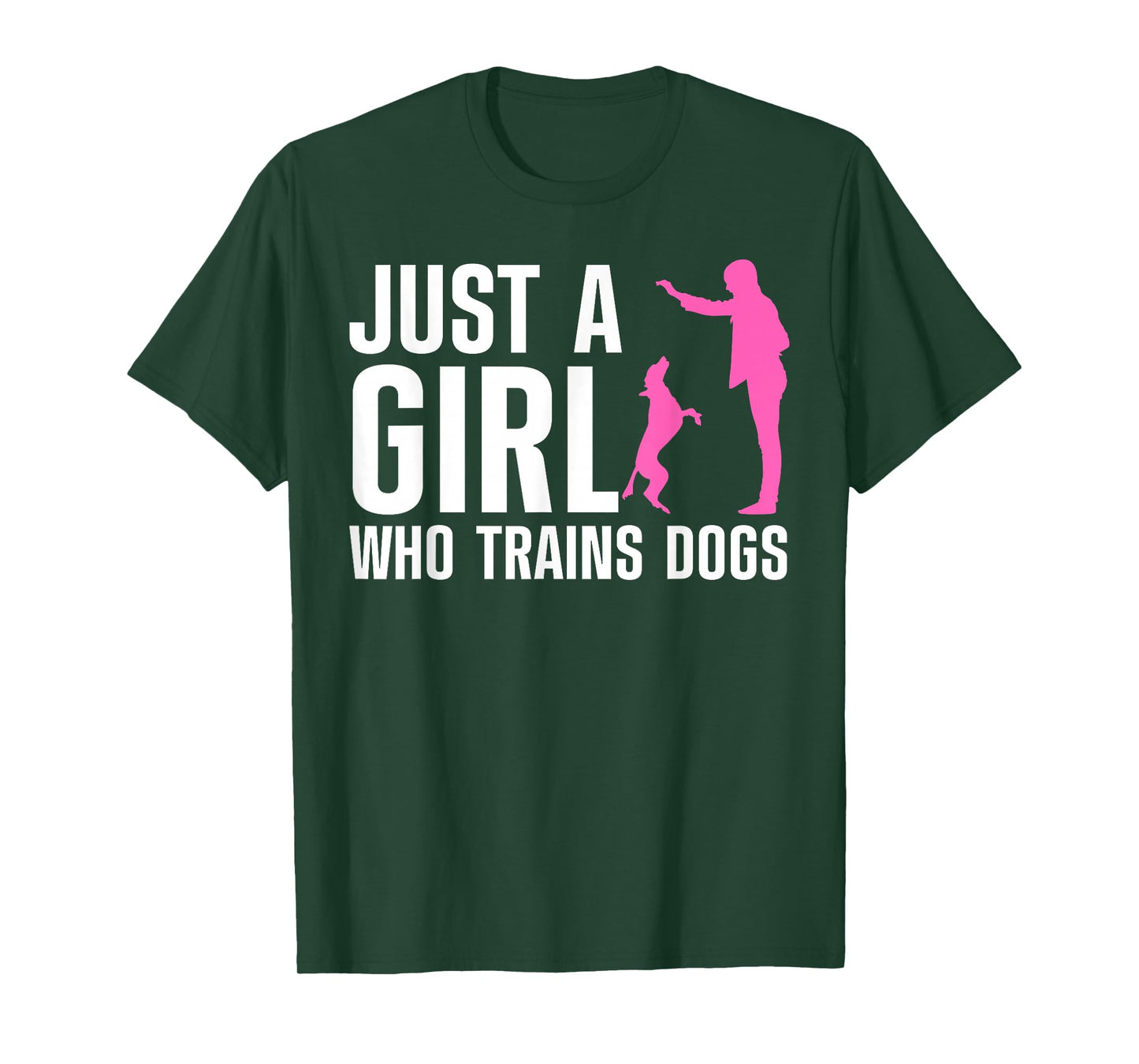 Cute Dog Trainer For Women Girls Training Dog Lover Owner T-Shirt