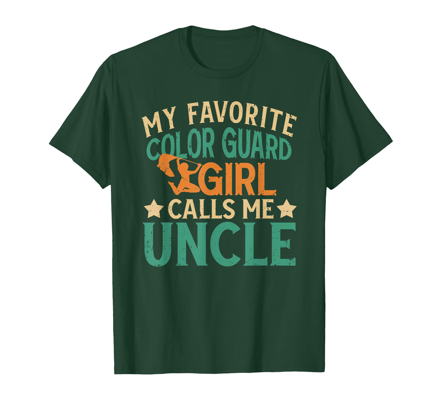 Proud Color Guard Uncle of A Color Guard Member Uncle T-Shirt