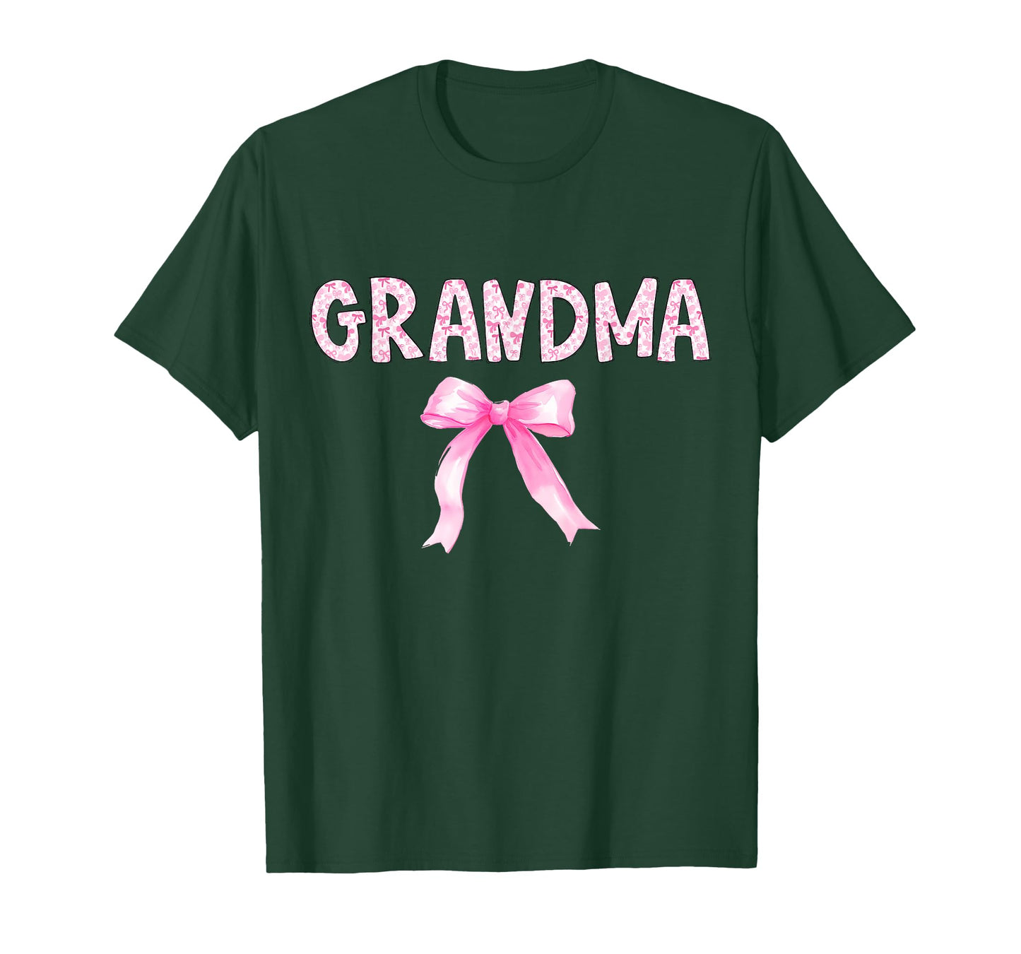 Grandma Birthday Squad Matching Coquette Bow Family Party T-Shirt