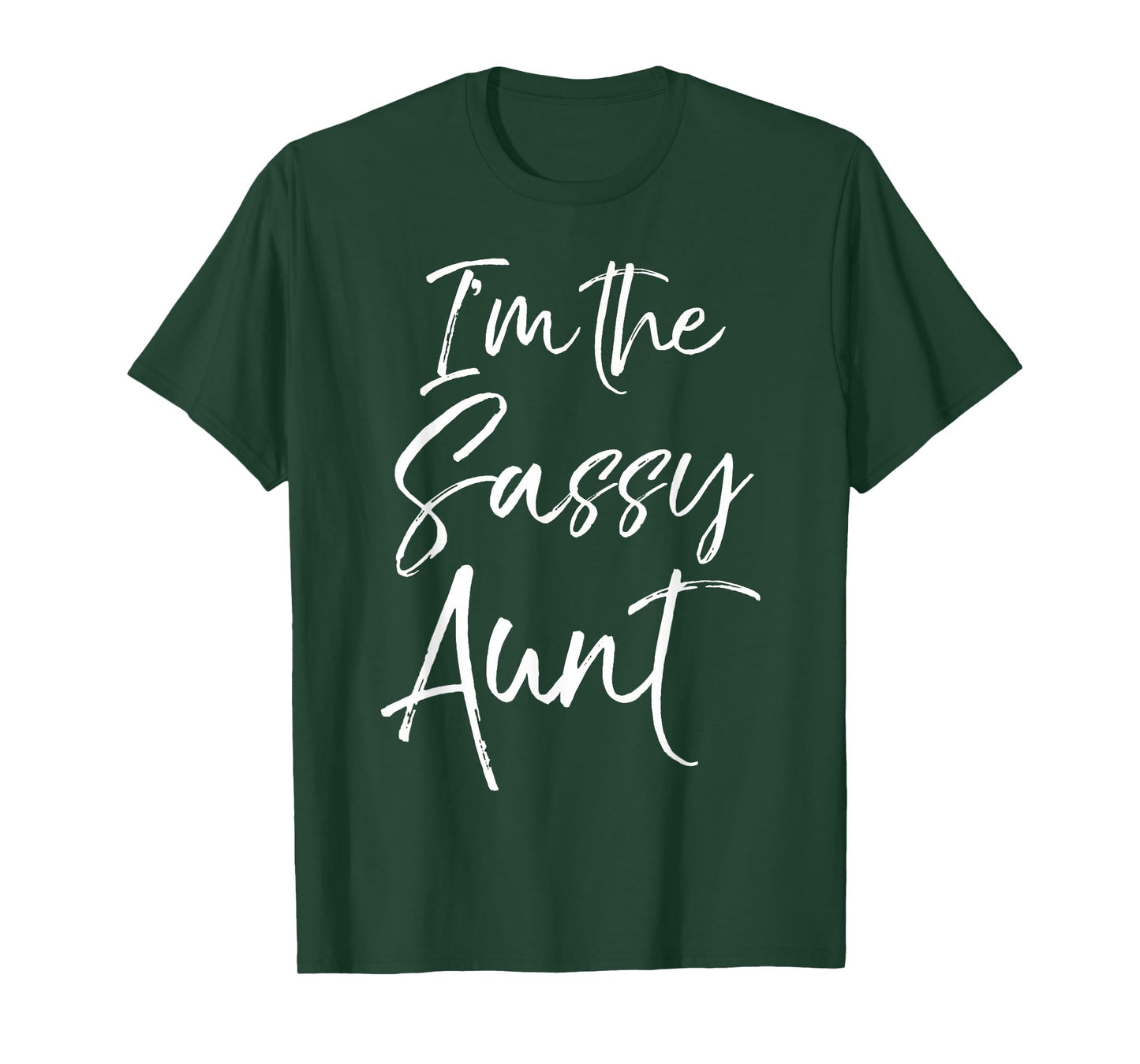 Cute Aunt Gift from Niece Matching Gifts I'm the Sassy Aunt T-Shirt