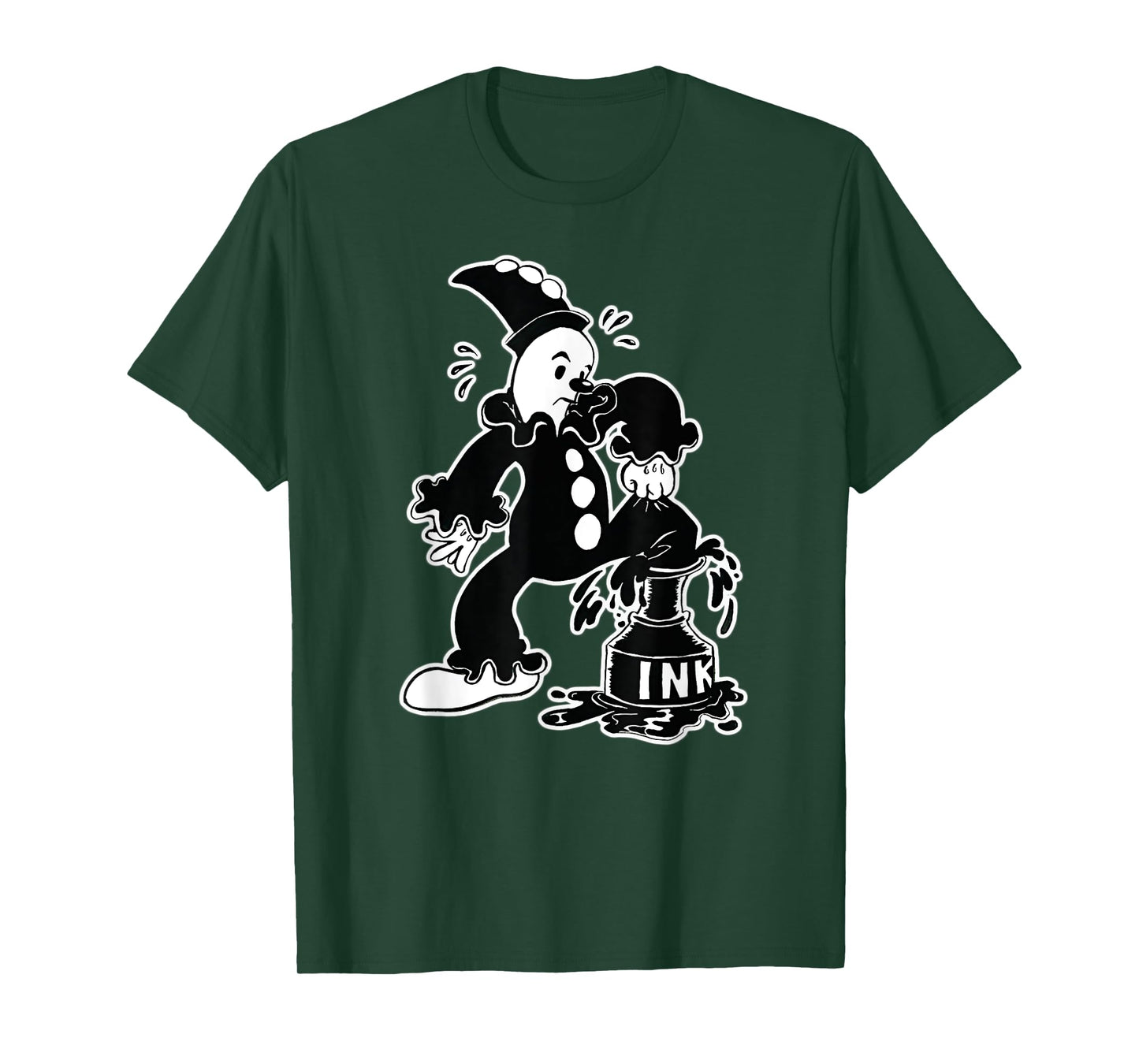 Koko the Clown Out of the Inkwell Gothic Vintage Cartoon T-Shirt