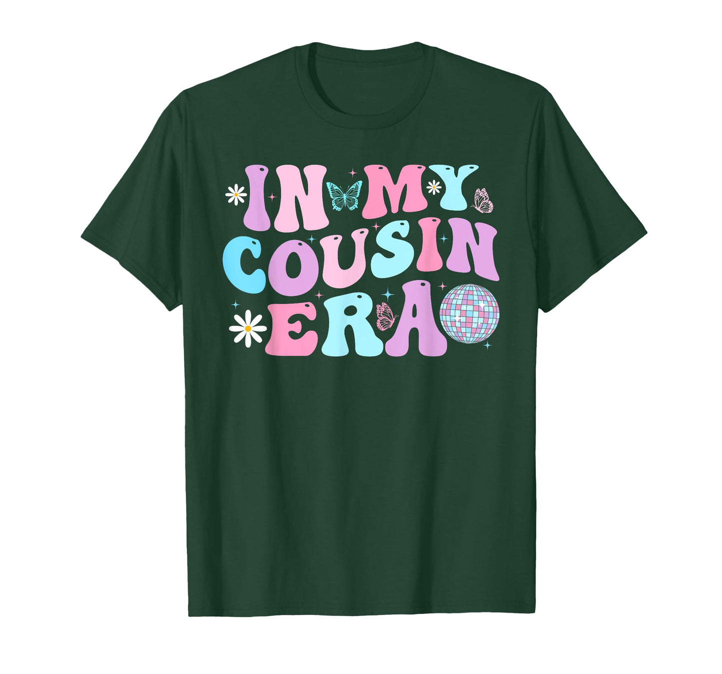 Retro In My Cousin Era Funny Cousins Toddlers Kids T-Shirt