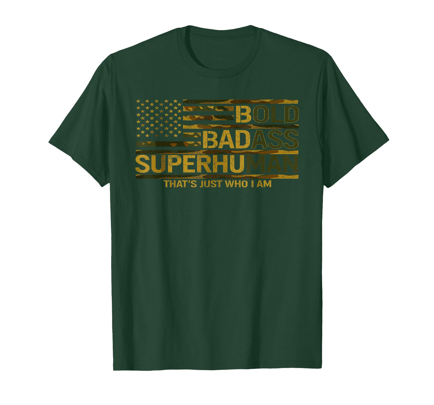 Funny Bold Badass Superhuman Fathers Day Gag Gift Grandpa T T-Shirt