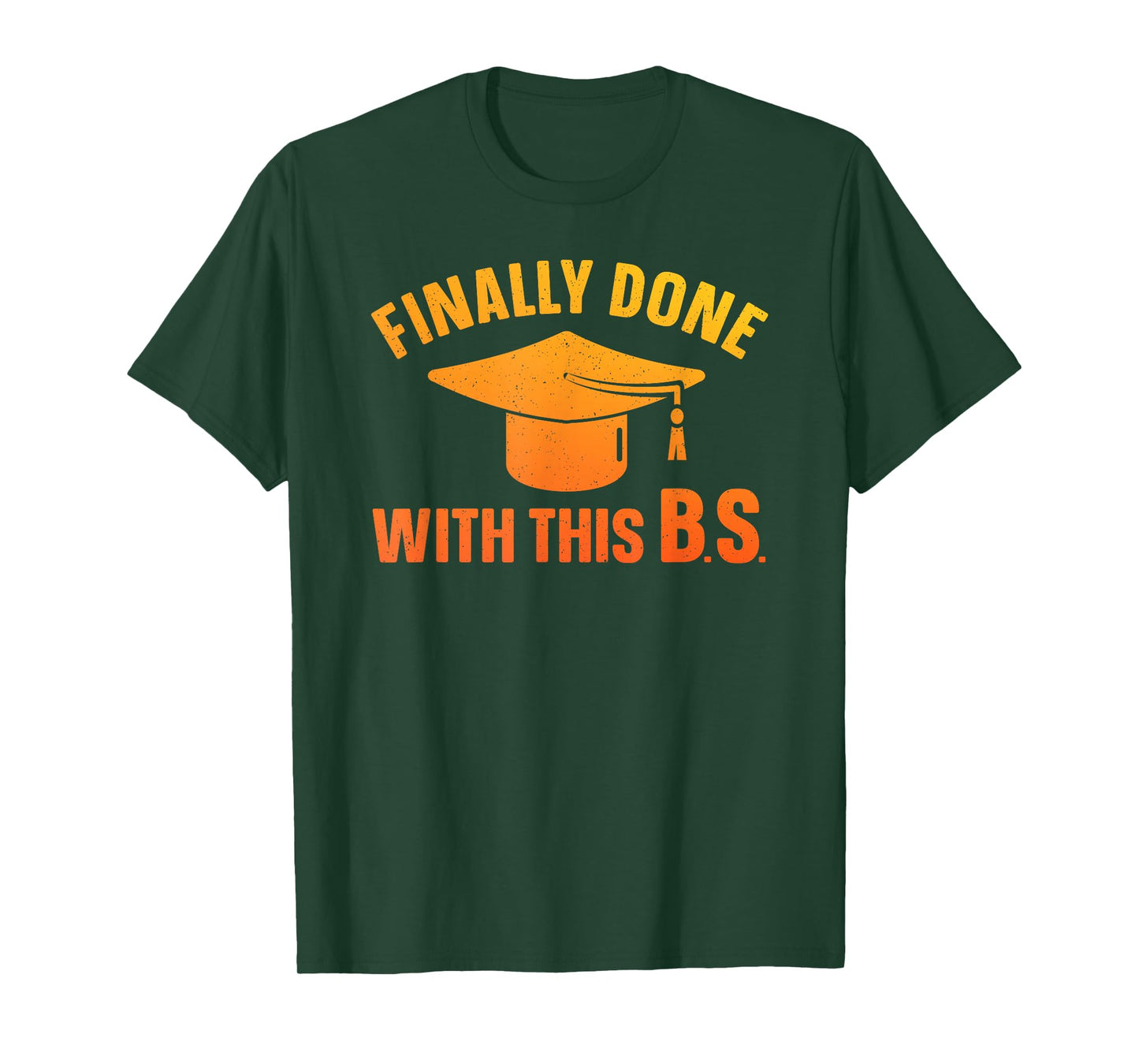 Graduation Art For Men Women Bachelor Of Science Graduation T-Shirt
