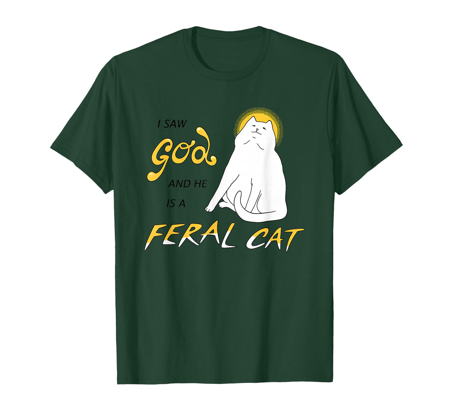I Saw God And He Is A Feral Cat T-Shirt