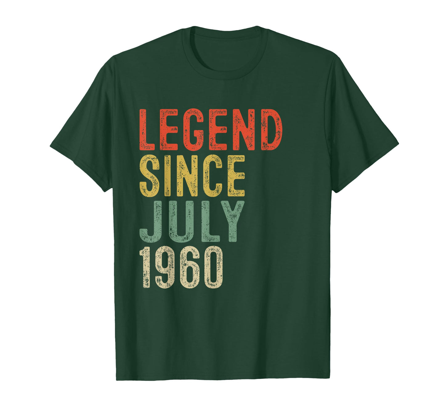 Legend Since July 1960 65th Birthday Gifts 65 Year Old T-Shirt