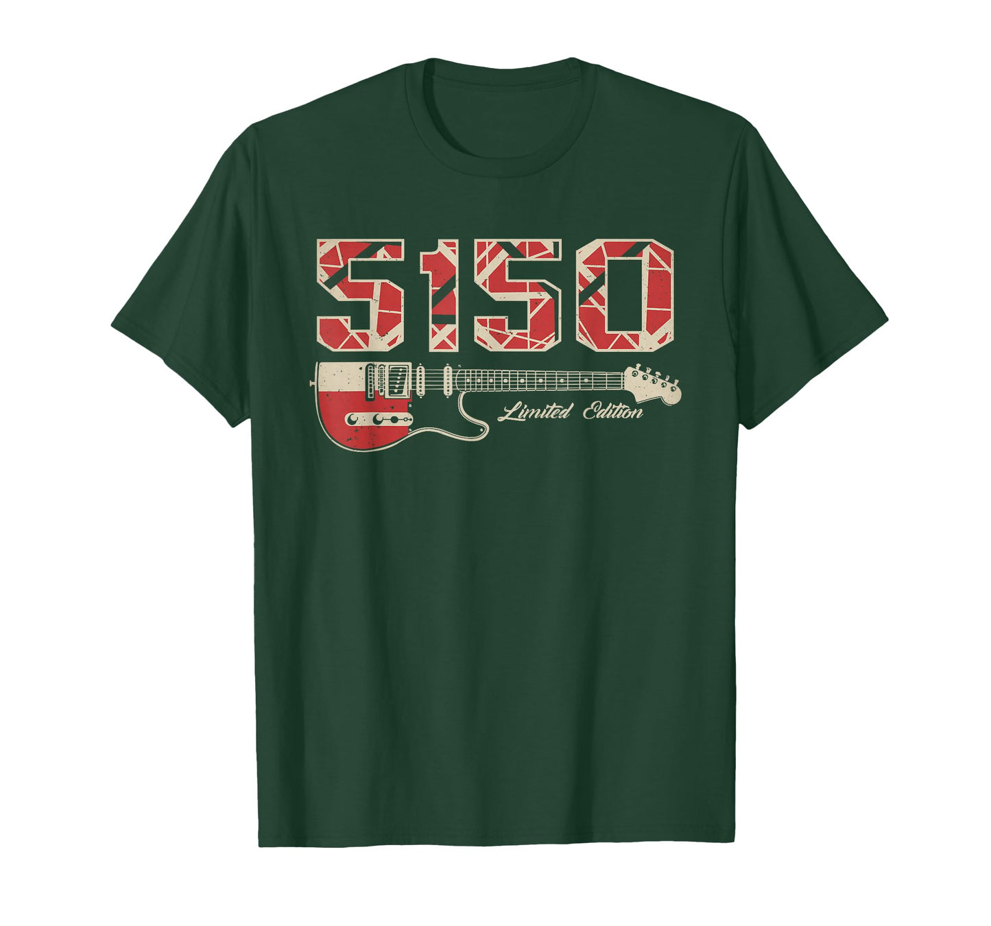 Vintage 5150 Classic Rock Music Guitar Limited Edition T-Shirt