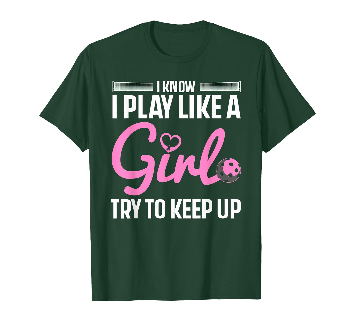 Cool Pickleball Art For Women Girls Player Pickleball Lover T-Shirt