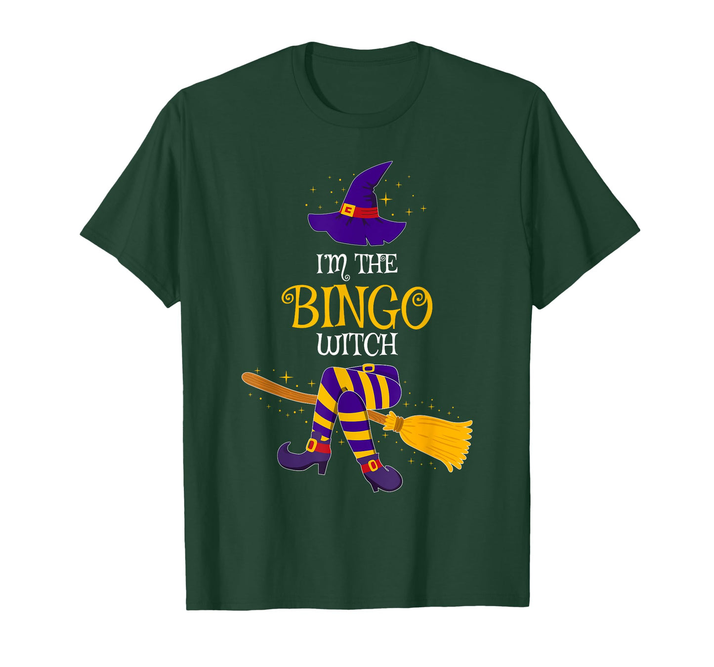 I’m The Bingo Witch Family Matching Costume Halloween T-Shirt