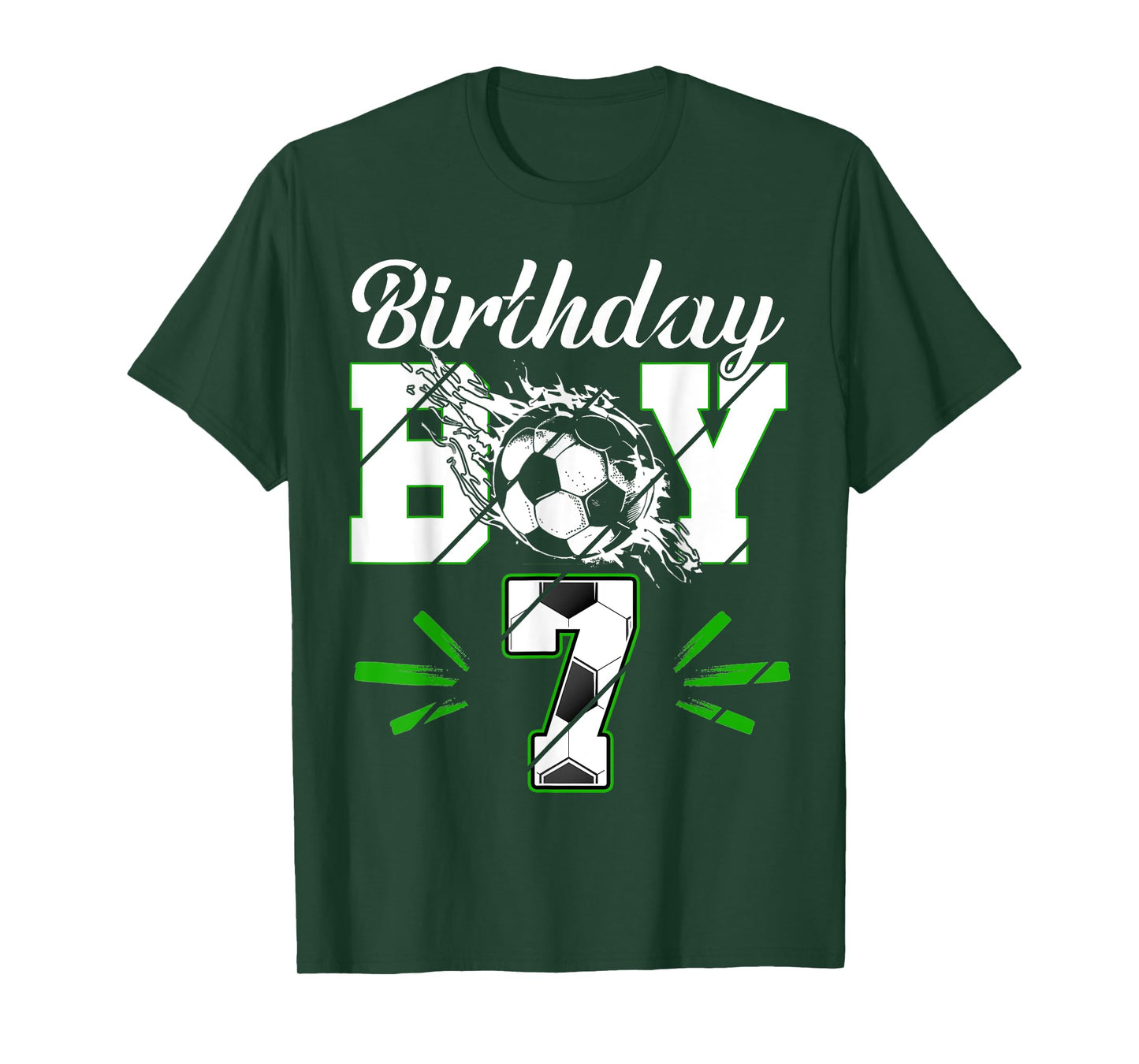 It's My 7th Birthday Boy Soccer Ball 7 Year Old Birthday T-Shirt