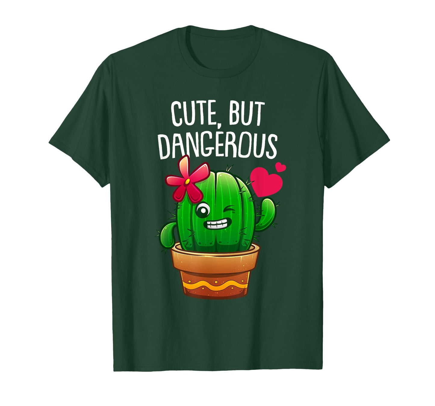 Cute Cactus Gift For Women Girls Plant Lovers Funny Cacti T-Shirt