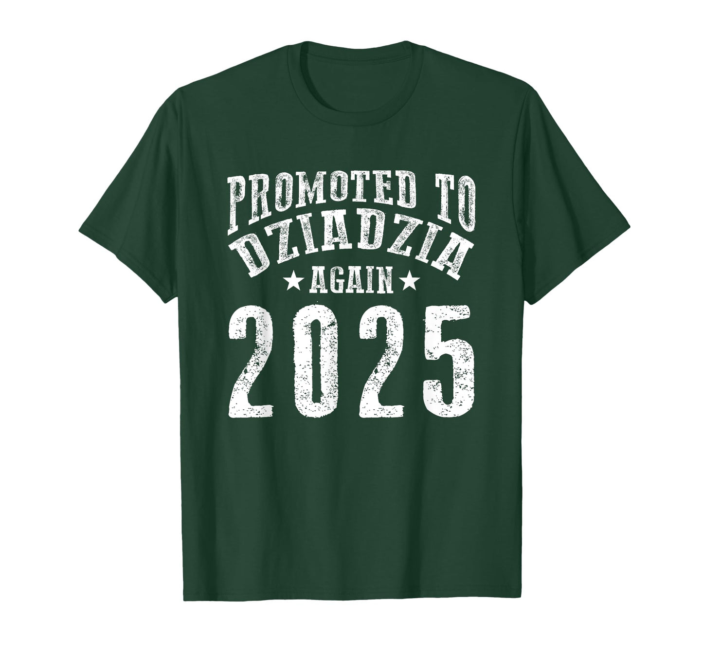 Promoted To Dziadzia Again 2025 Fun Grandpa 2nd 3rd Reveal T-Shirt