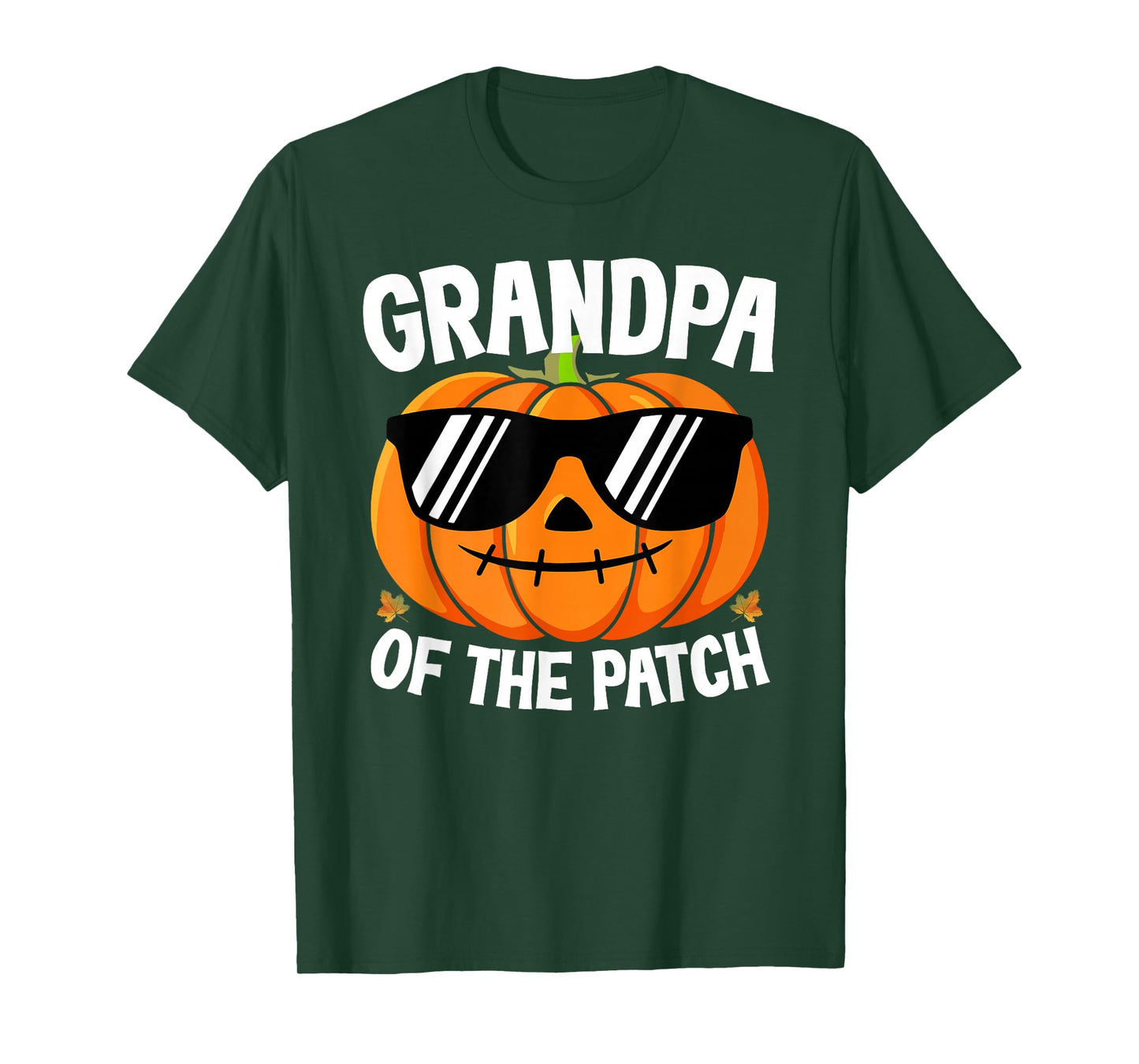 Pumpkin Grandpa of The Patch Halloween Family Matching T-Shirt