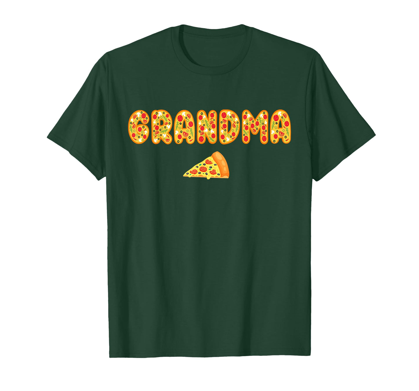 Grandma Grandpa Matching Birthday Squad Crew Pizza Family T-Shirt