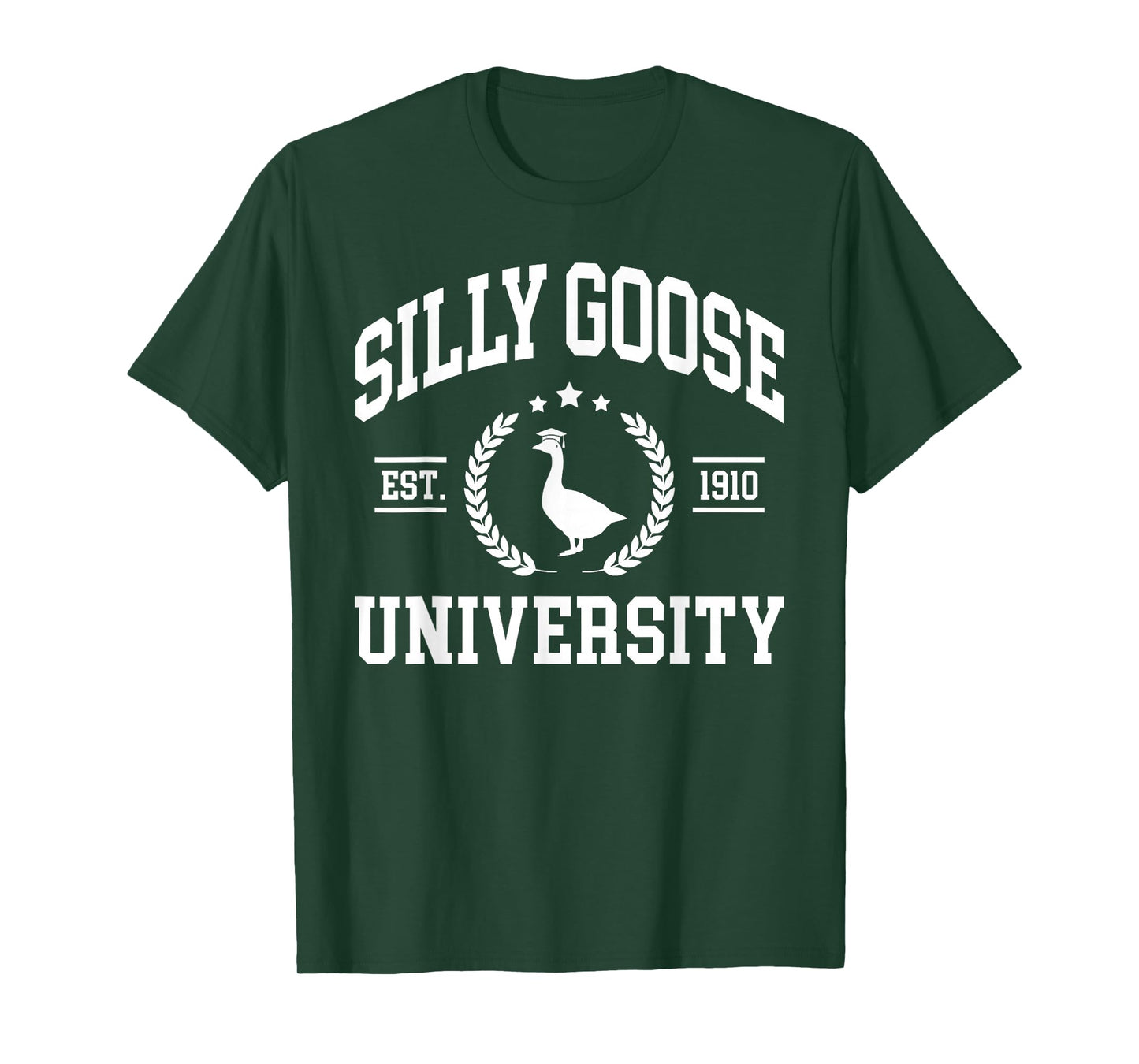 Silly Goose University Shirt, Funny Shirts For Men T-Shirt