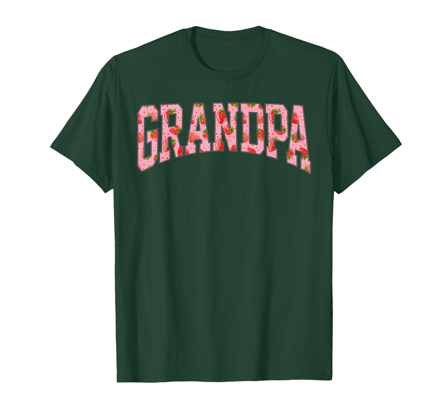 Grandpa Strawberry The Berry Sweet One Strawberry T-Shirt