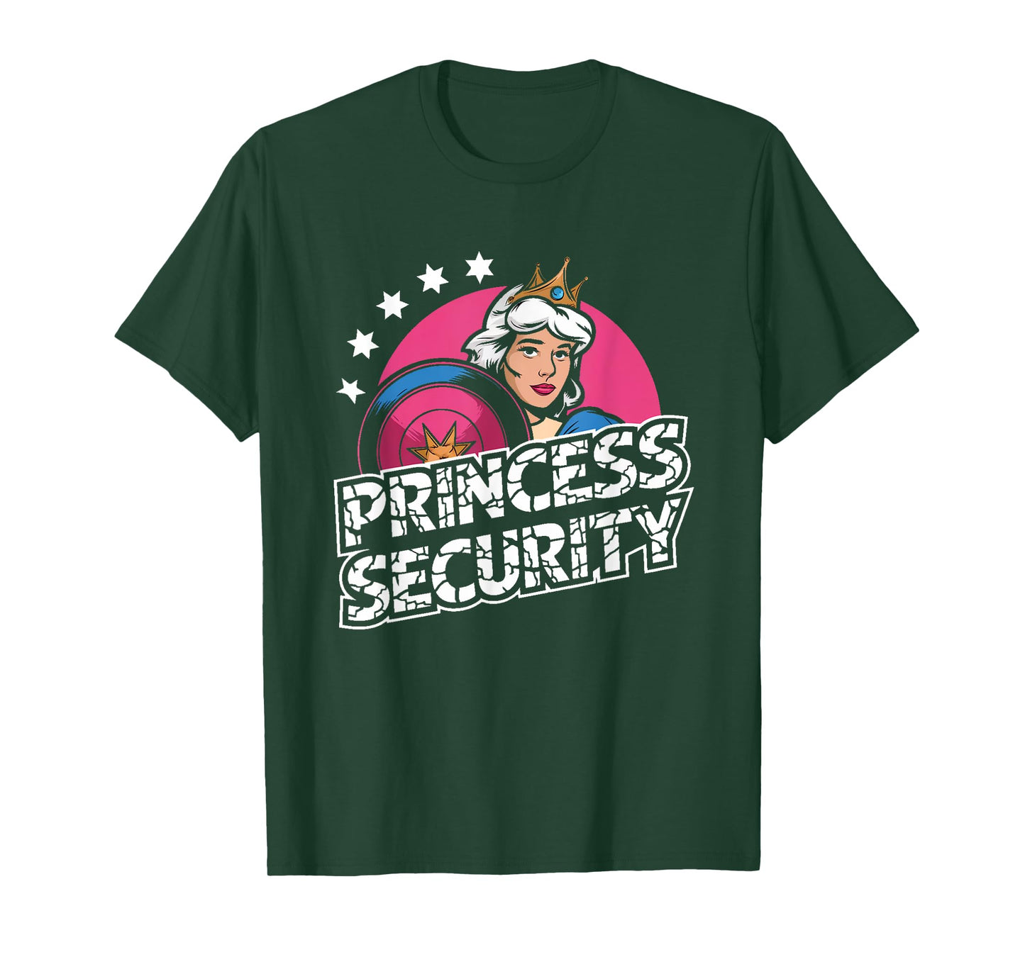 Princess Security Birthday Dad & Mom Boys Brother Vintage T-Shirt