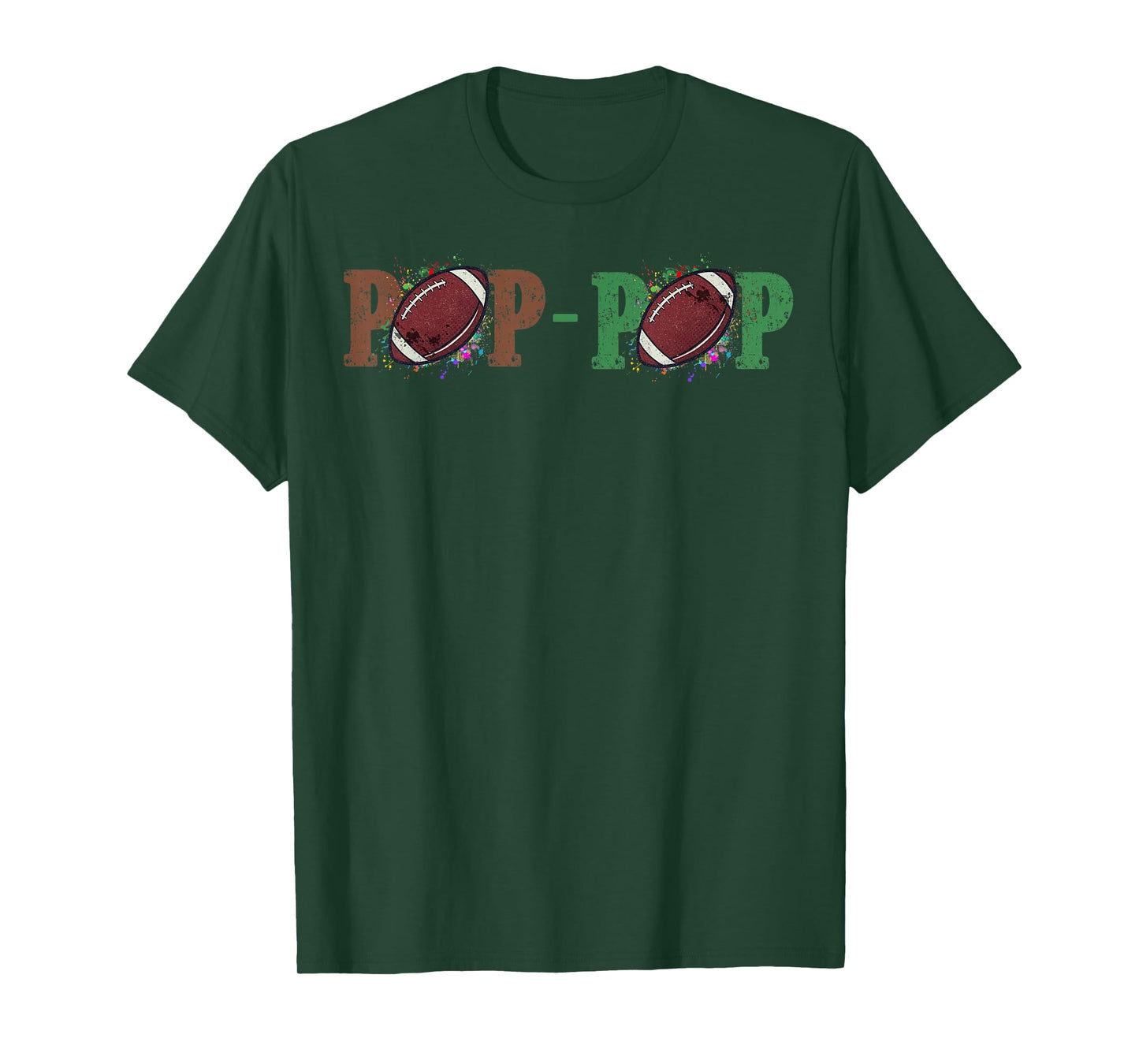 Pop Pop Grandpa Football 1st Birthday T-Shirt