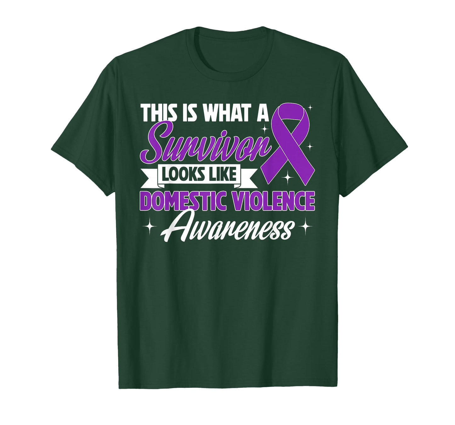 What A Survivor Looks Like Domestic Violence Awareness Month T-Shirt