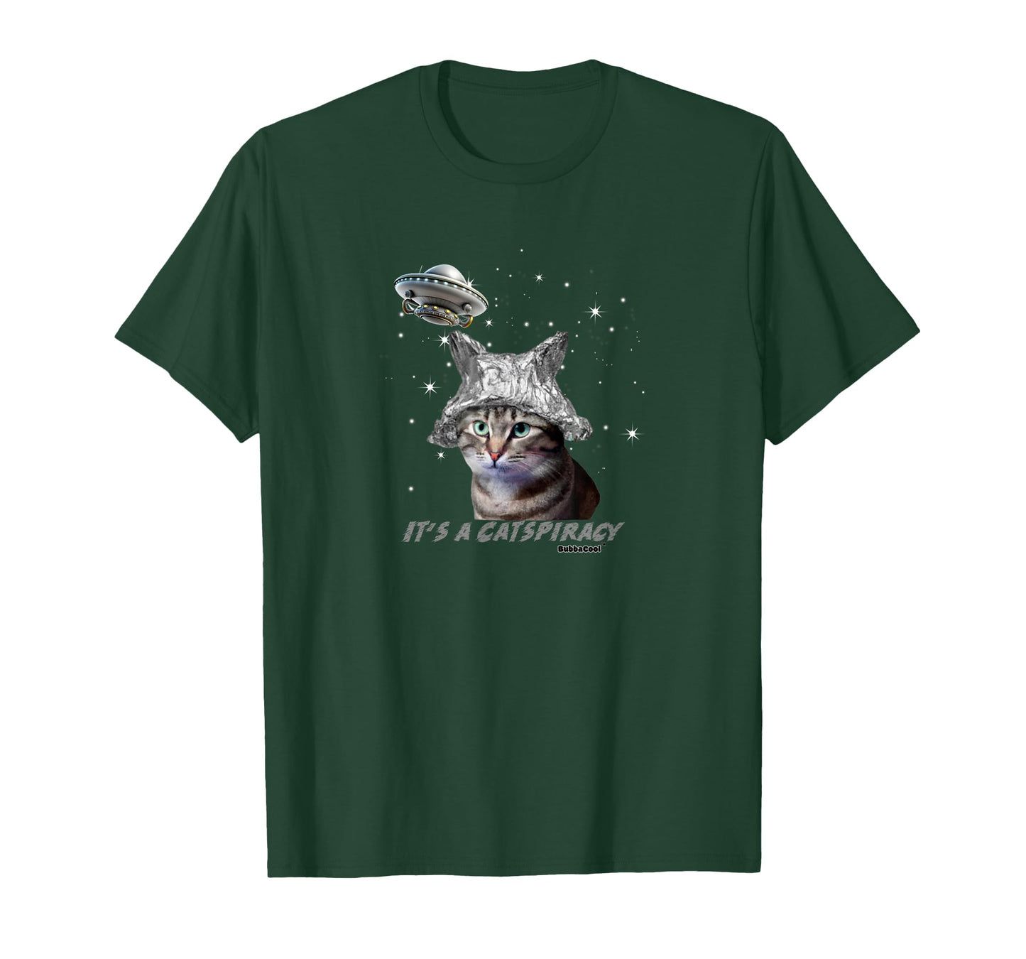 Funny Tinfoil Hat Cat Lover T-Shirt