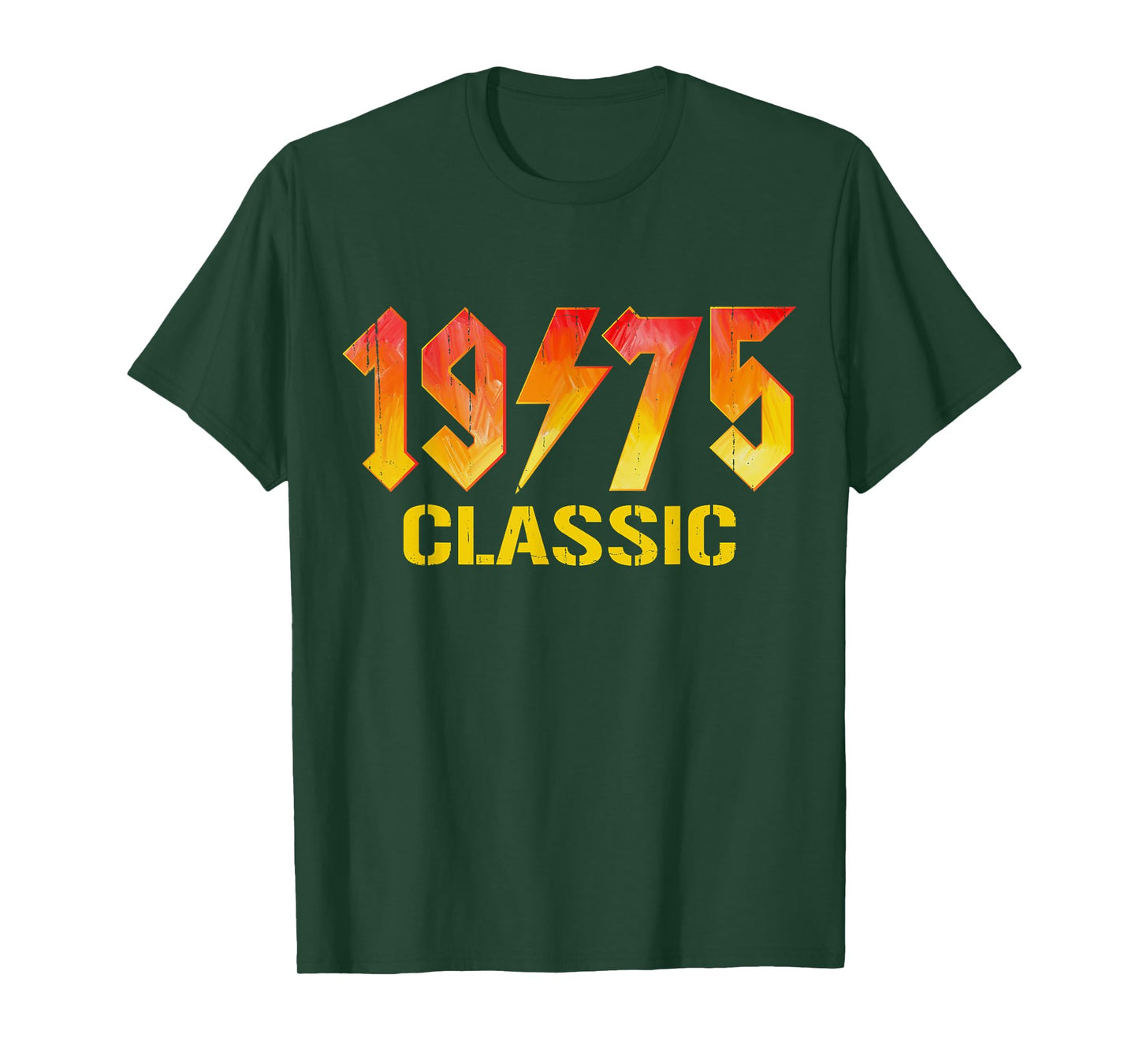 Classic 1975 Birthday Rock 50 Years Old Men 50th Birthday T-Shirt