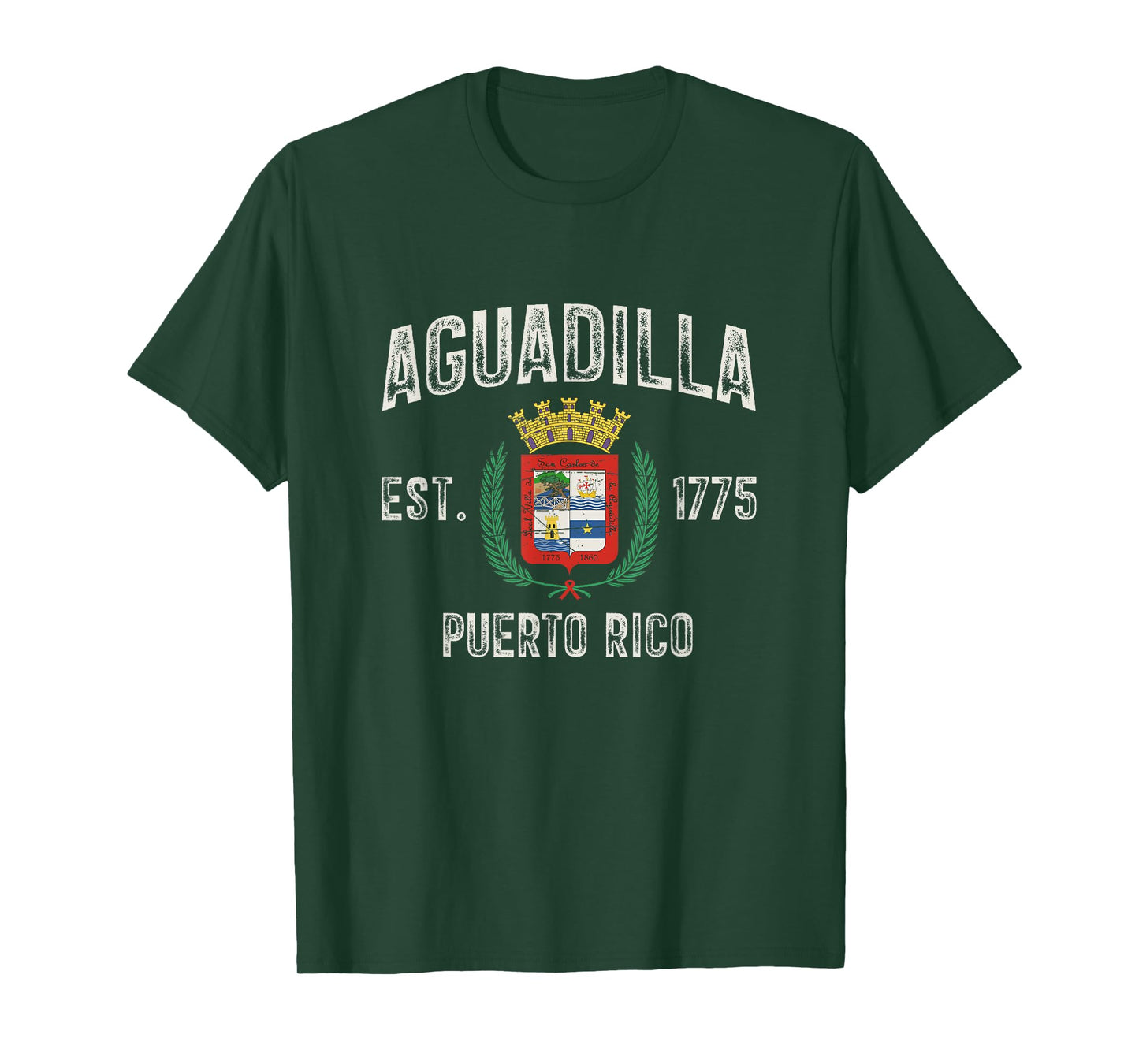 Aguadilla City In Puerto Rico Est 1775, Aguadilla Armorial T-Shirt