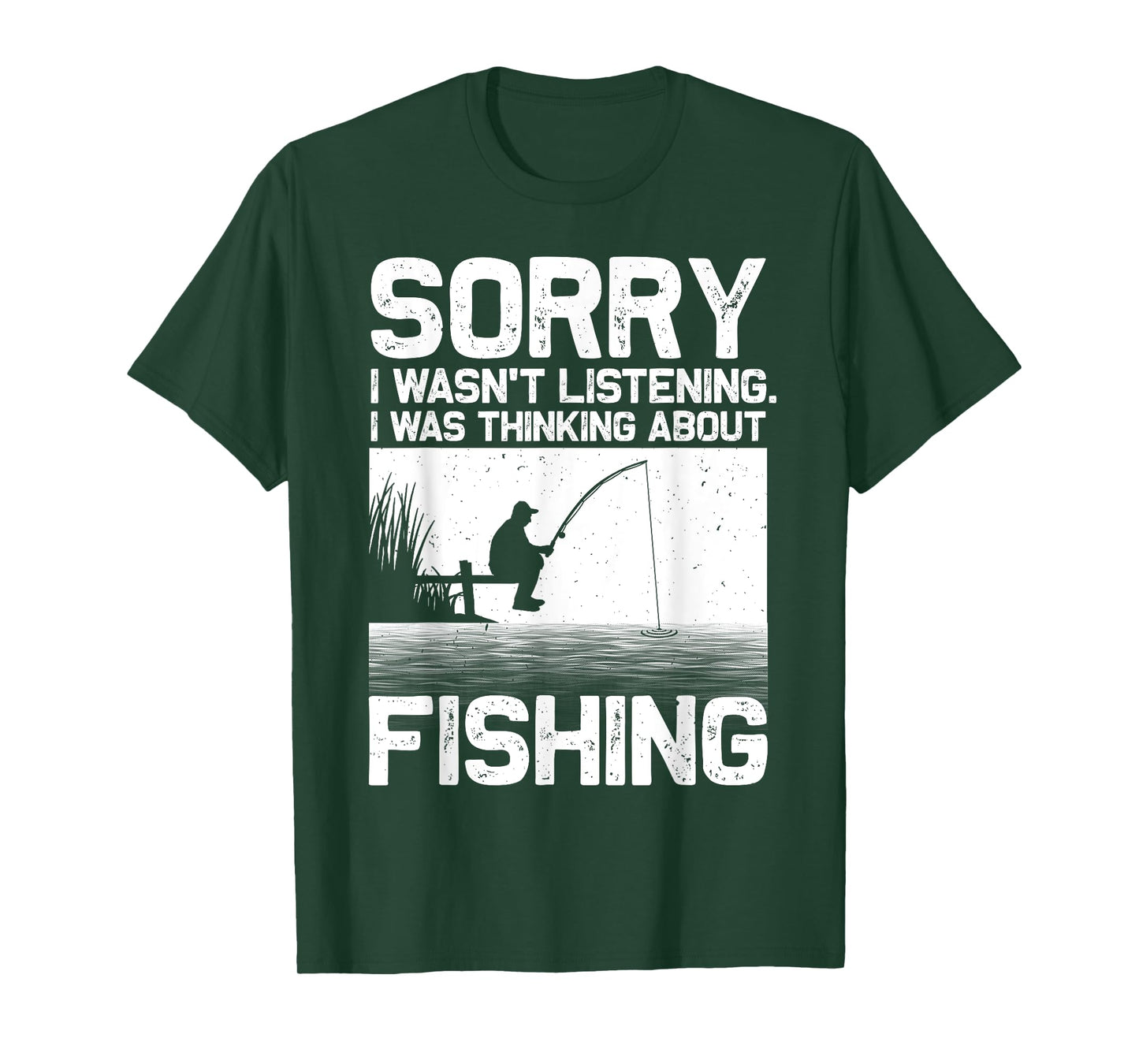 Funny Fishing Art For Men Women Trout Bass Fisherman Fishing T-Shirt