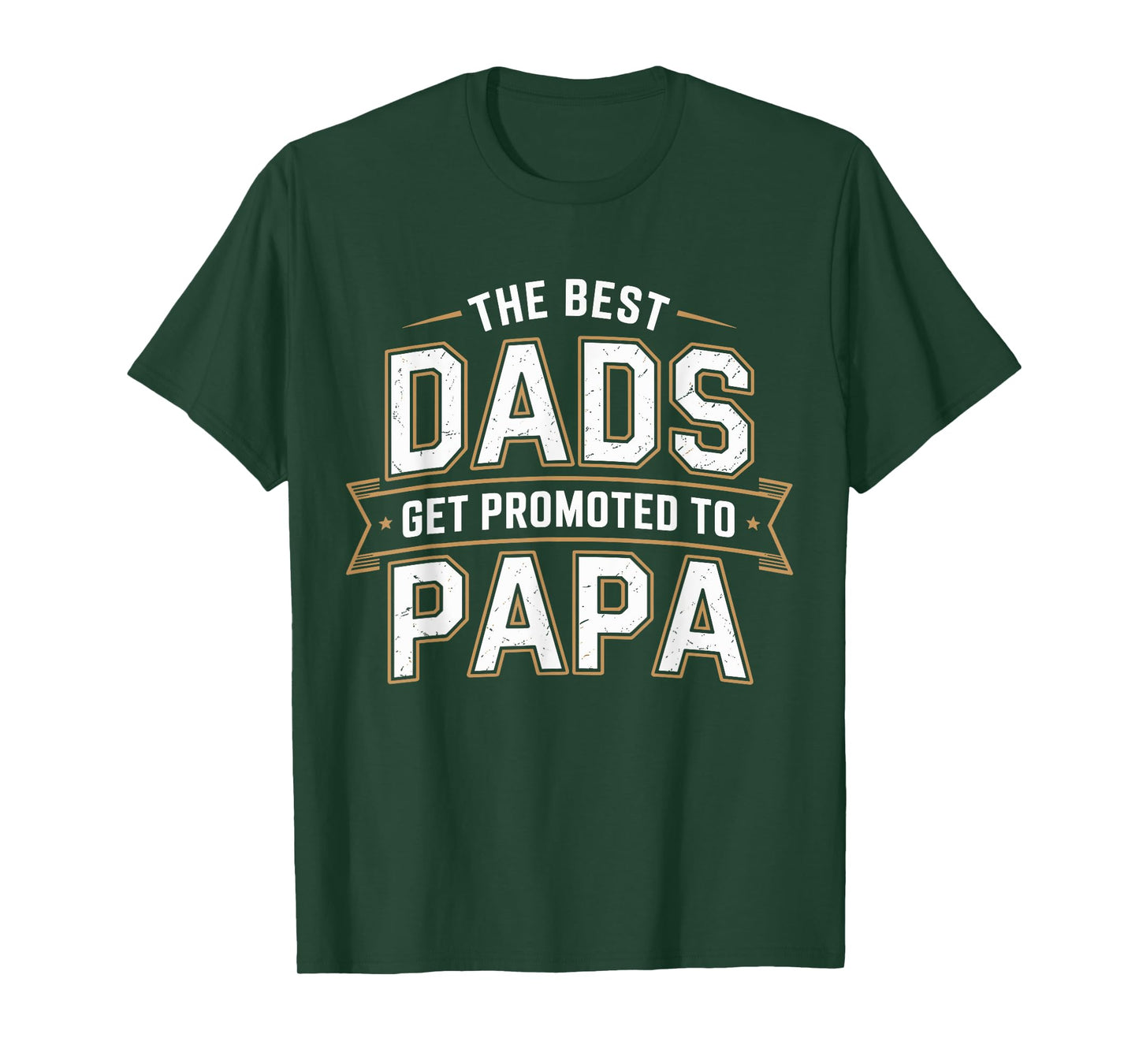 The Best Dads Get Promoted To Papa Fathers Day Grandpa T-Shirt
