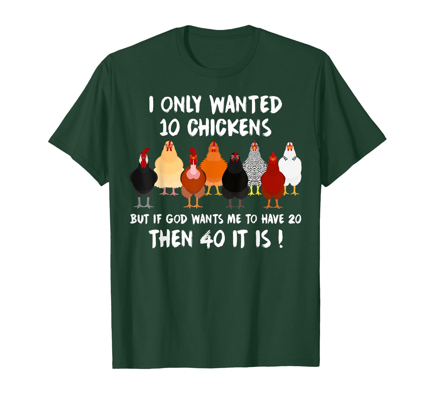 Funny Chicken Gifts For Men Women Poultry Chickens Farmer T-Shirt
