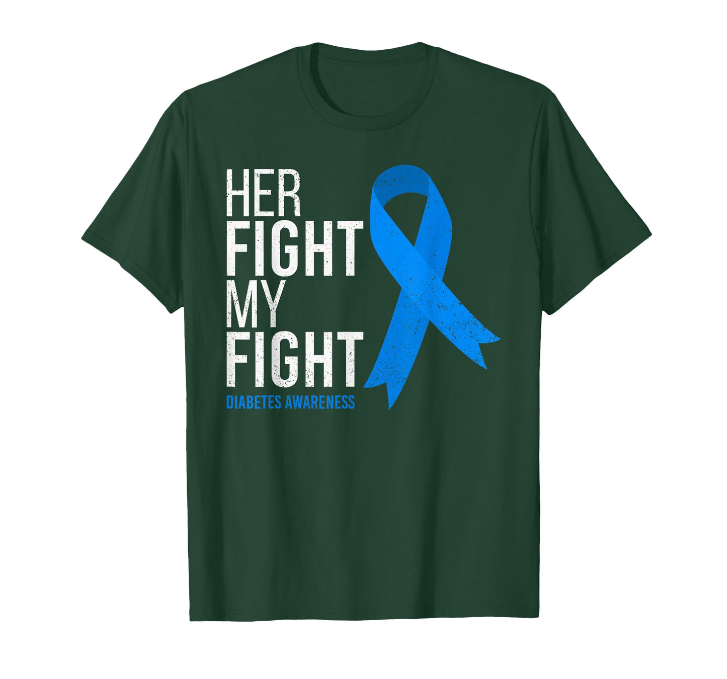 Her Fight is My Fight Diabetes Awareness T1D Type 1 T-Shirt T-Shirt