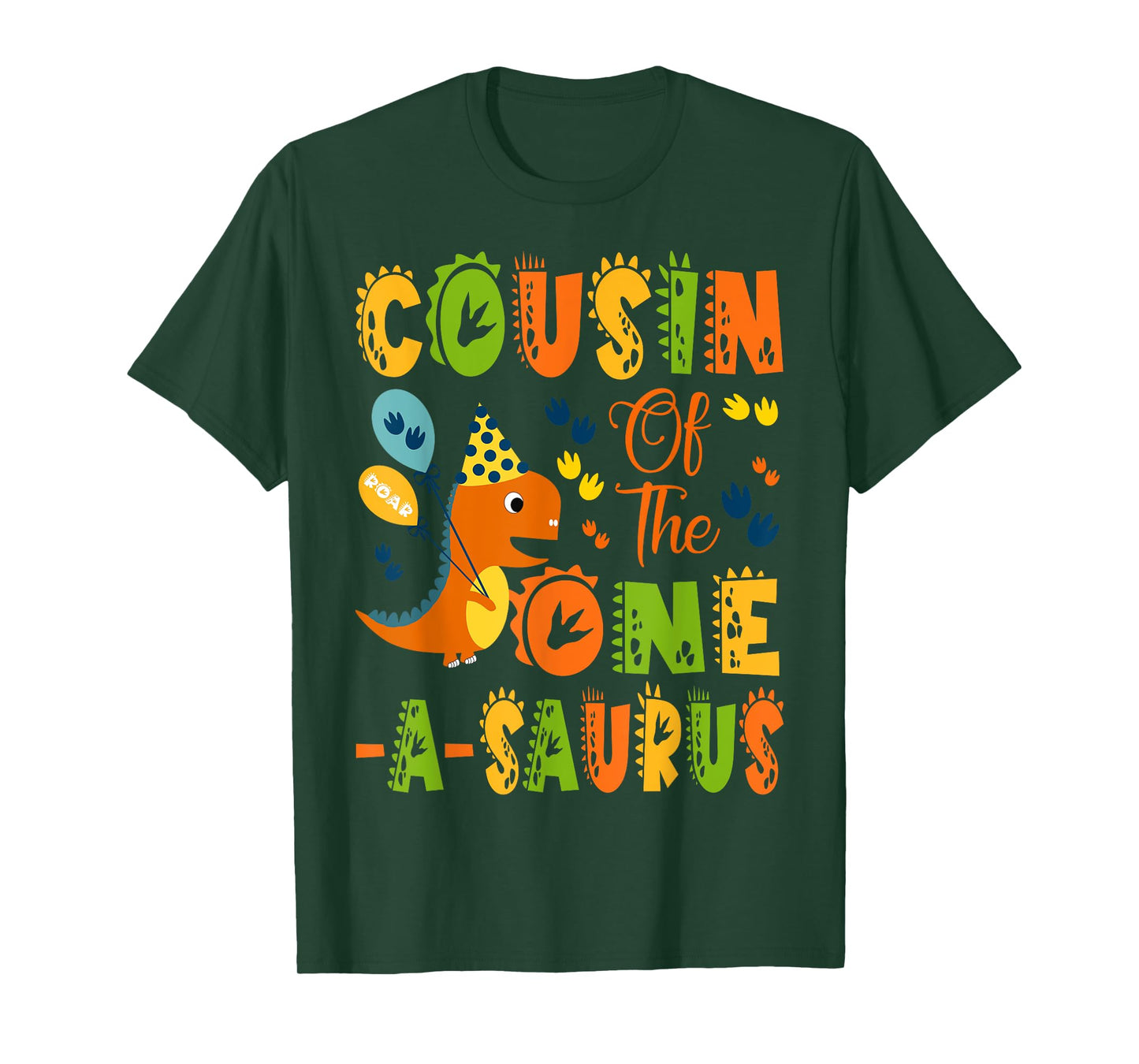 Cousin of The One-A-Saurus 1St Birthday Dinosaur Party T-Shirt