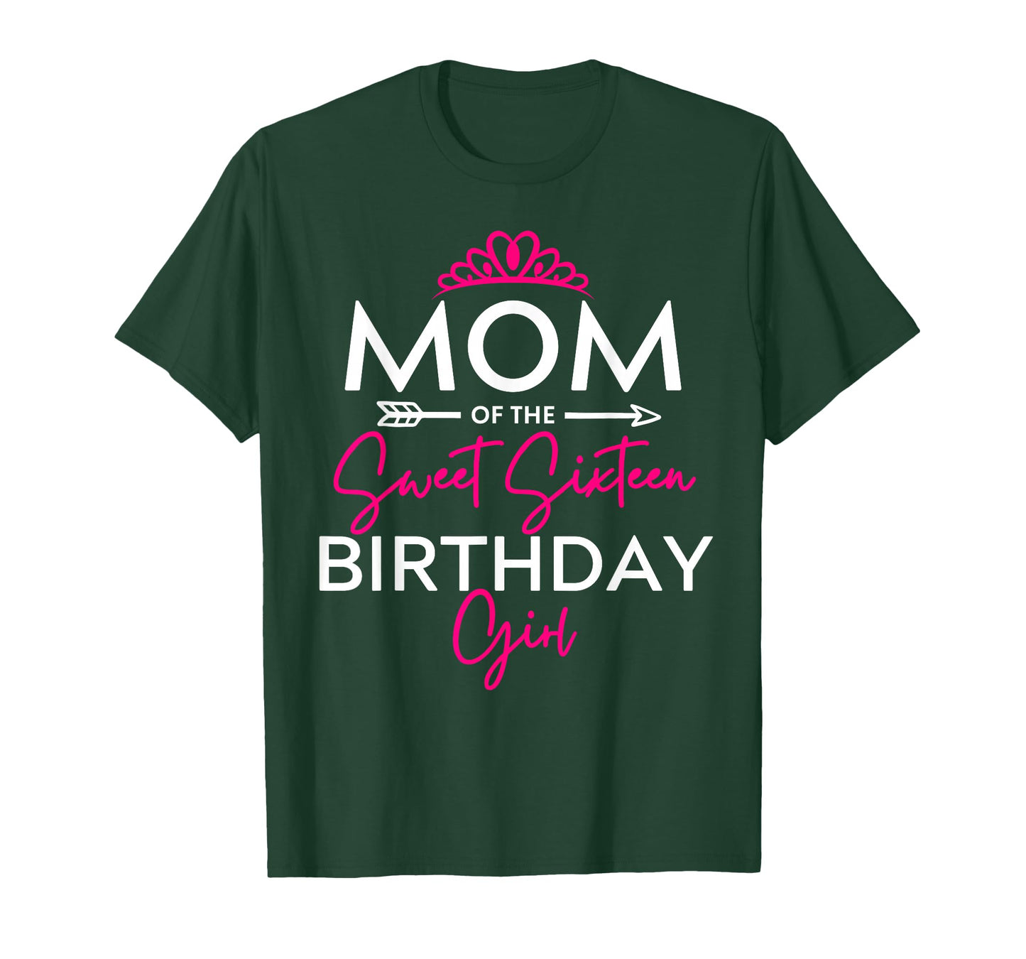 Mom of the Sweet Sixteen Birthday Girl Teen Bday Party Tee T-Shirt