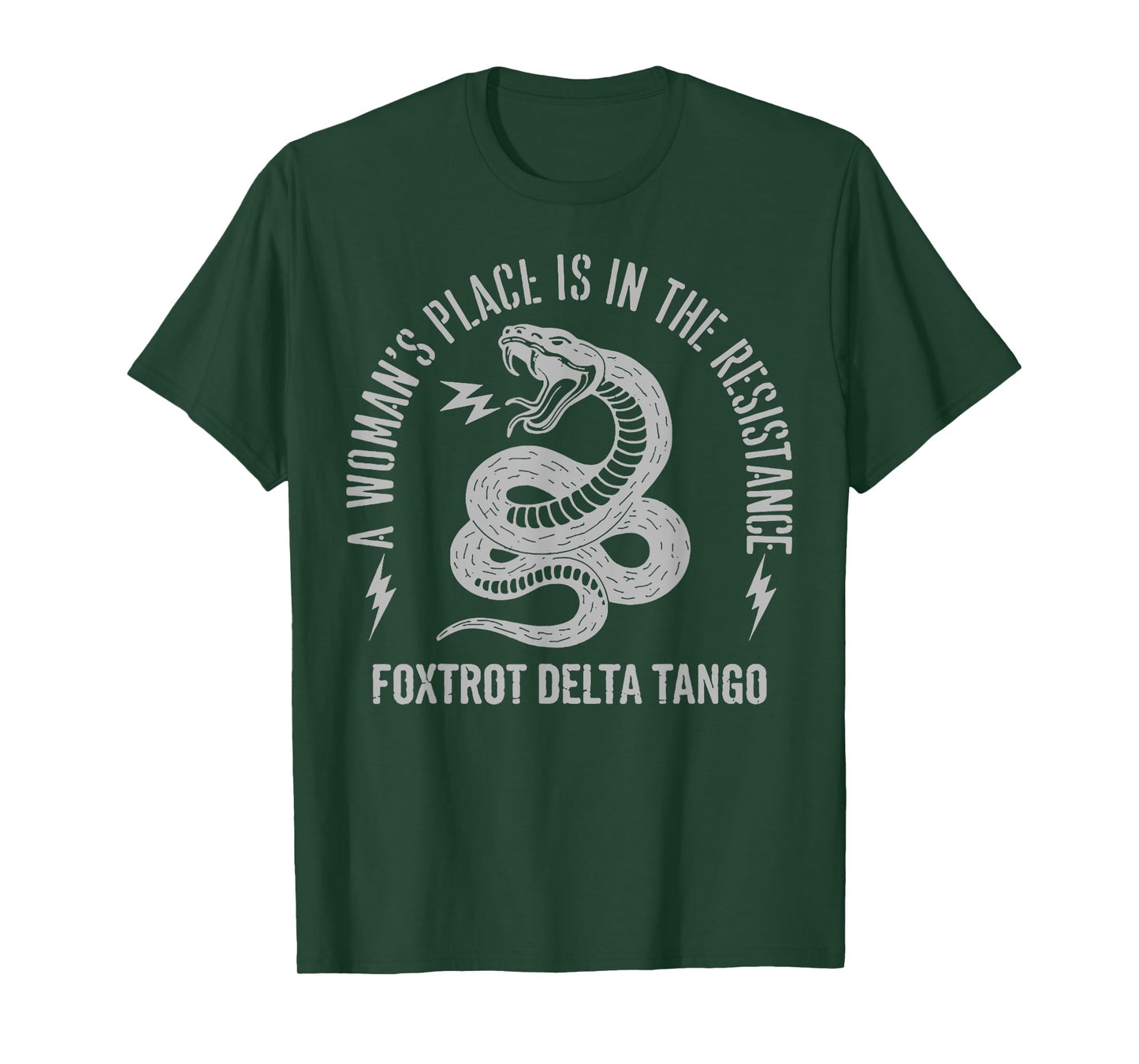 Snake A Woman's Place Is In The Resistance T-Shirt