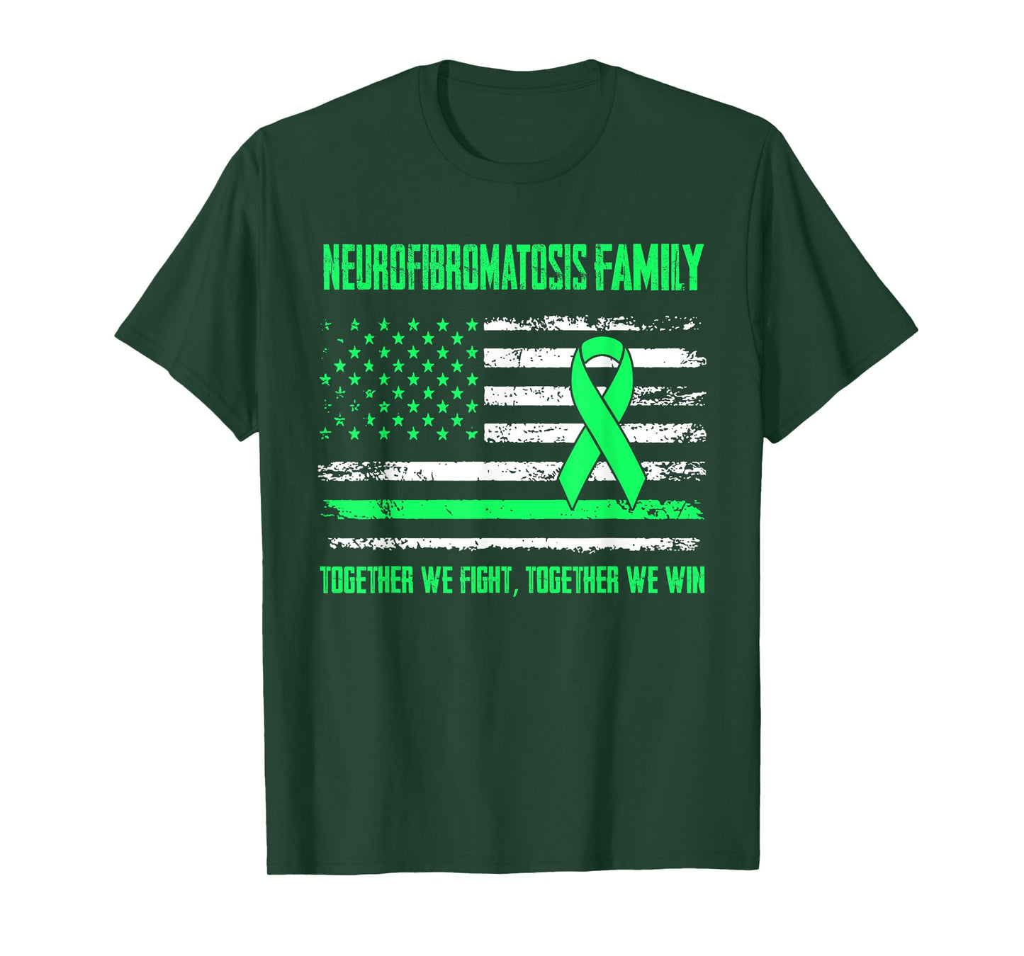 Neurofibromatosis Awareness Family Together We Fight Togethe T-Shirt