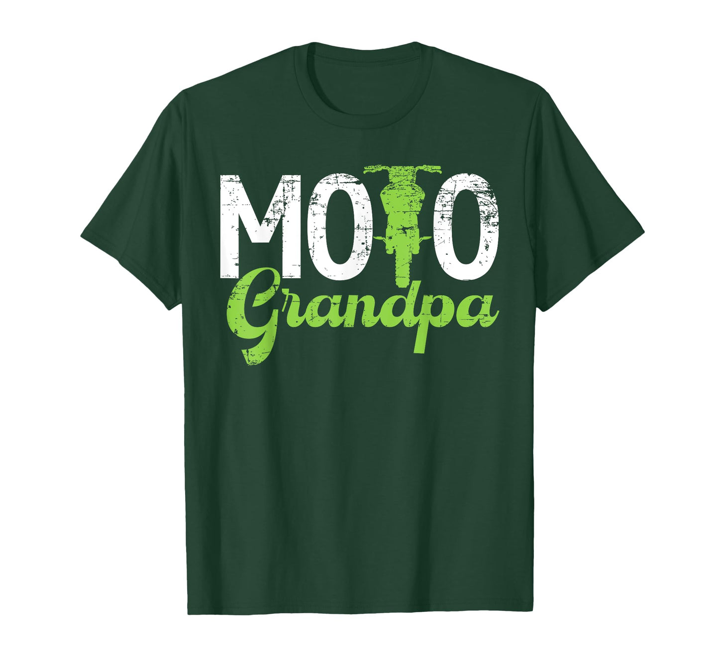 Moto Grandpa Motocross Grandpa Of A Motocross Rider Grandpa T-Shirt
